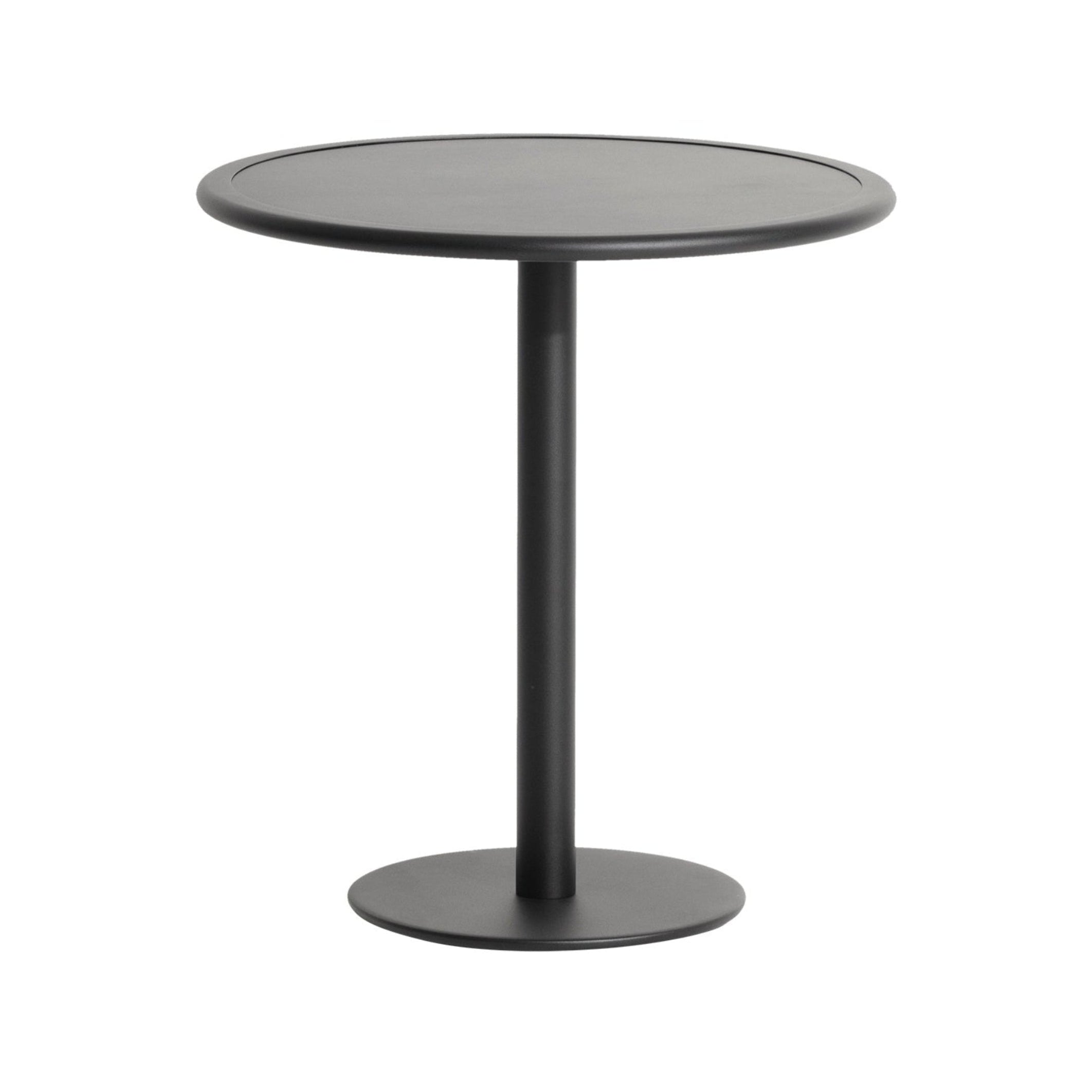 Ronde tuintafel WEEK-END zwart