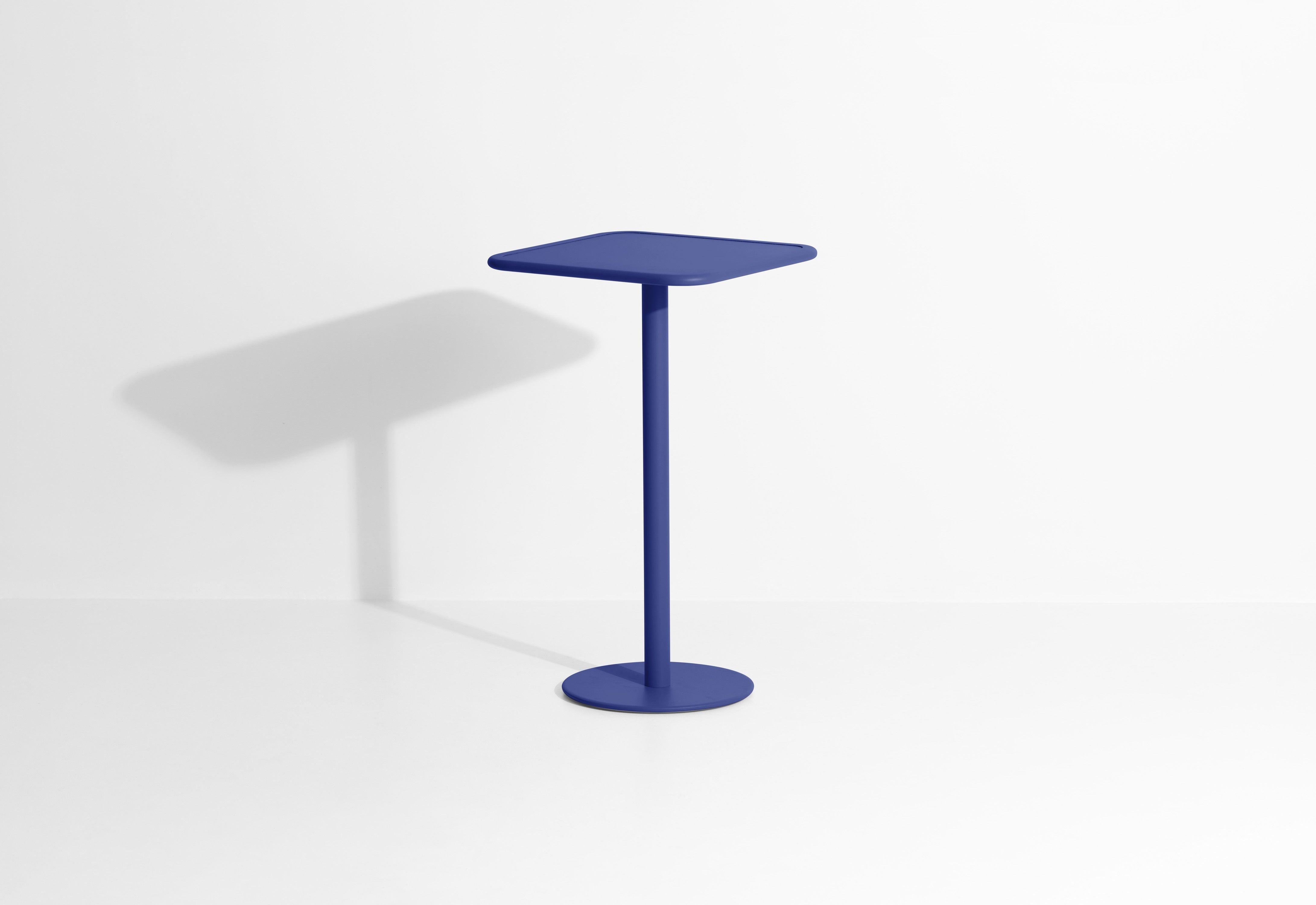 Vierkante tuintafel WEEK-END donkerblauw