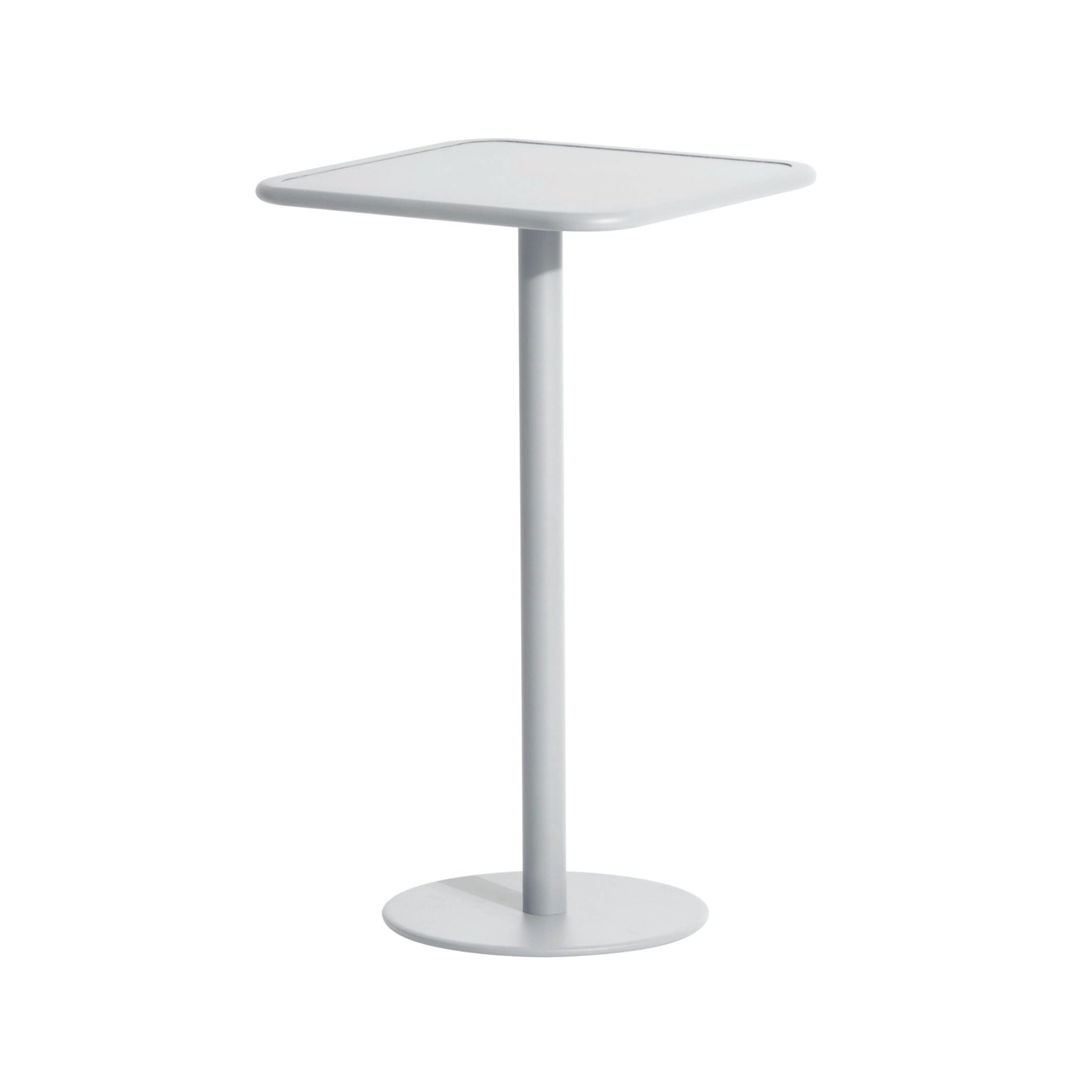 Vierkante tuintafel WEEK-END parelgrijs