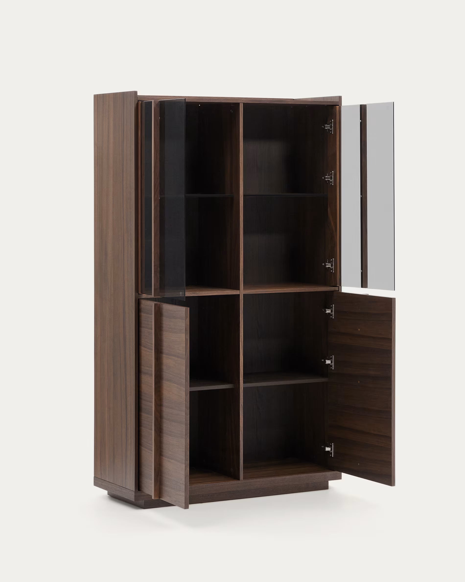 ONIX Display Cabinet in Walnut Finish
