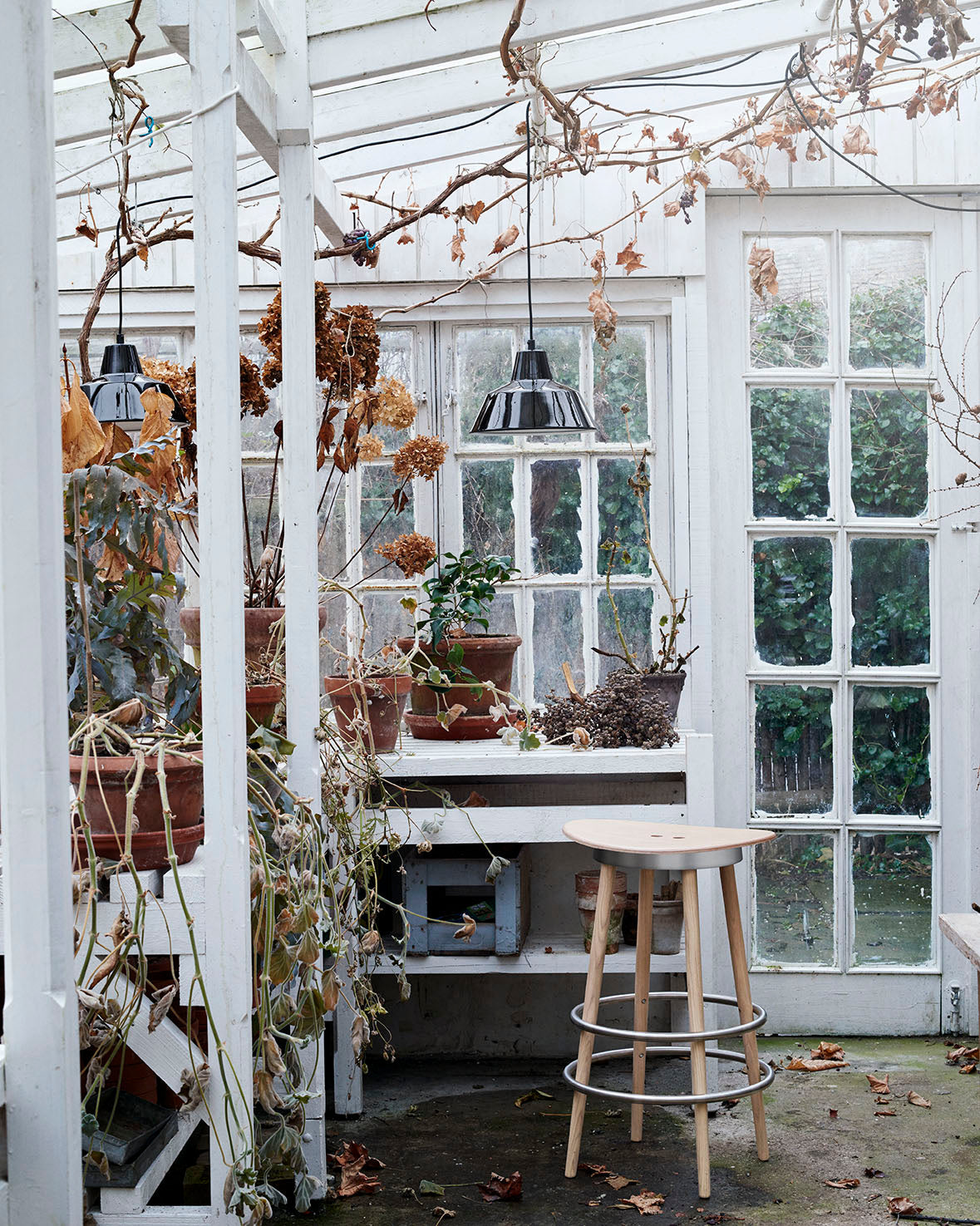 Vorkshop aluminum hanging lamp