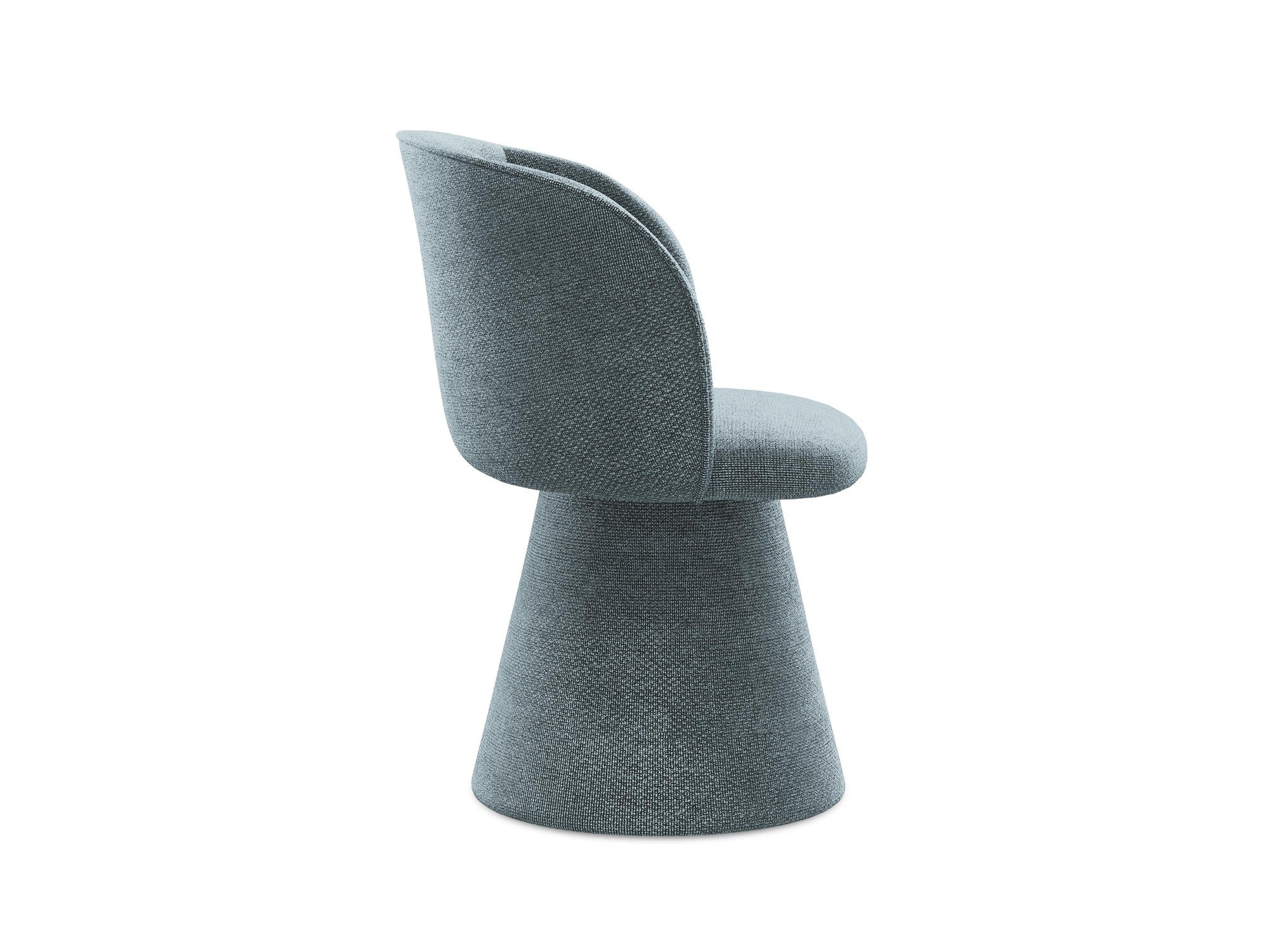 Stuhl MAIA jeansblau Boucle