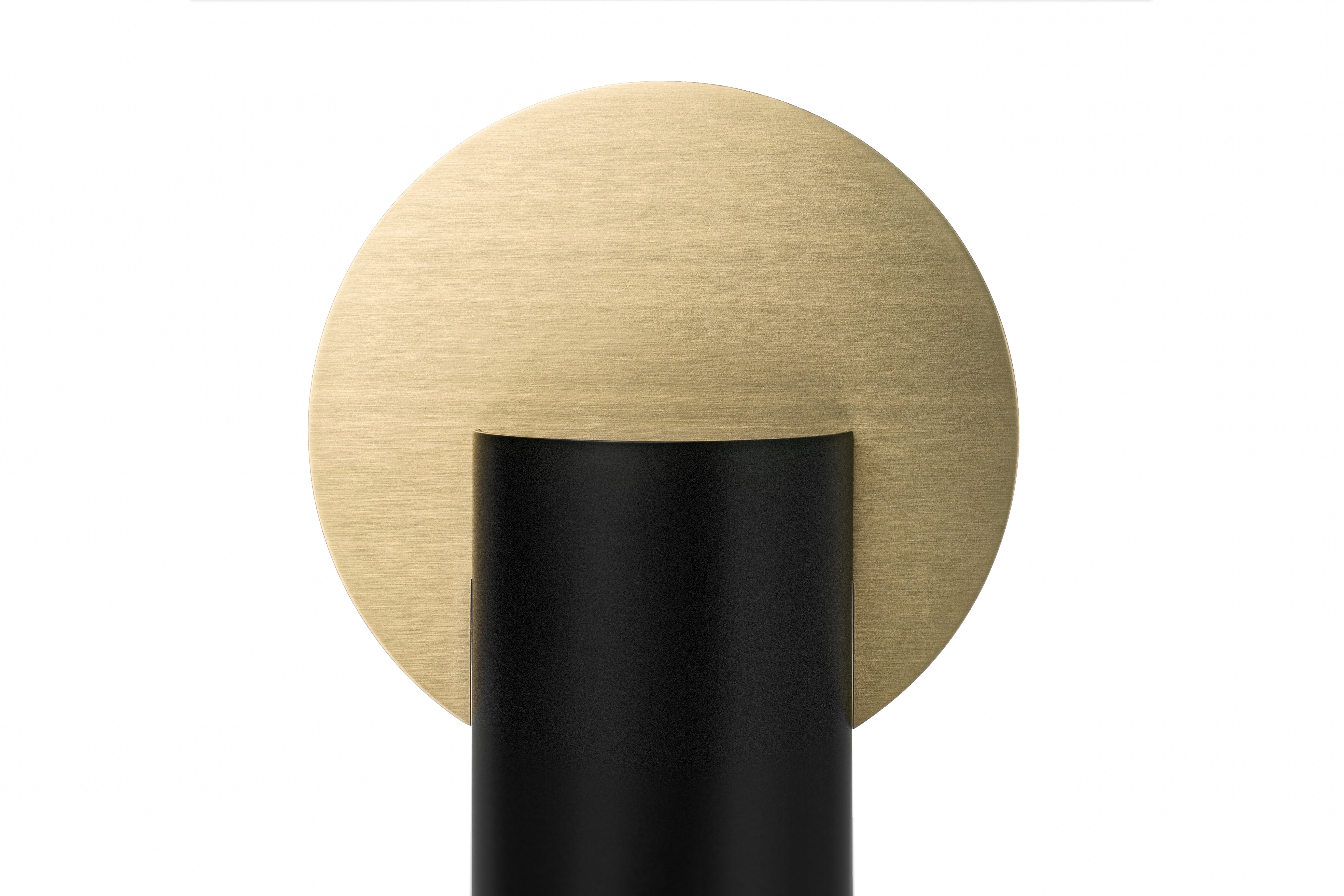 MALEVICH Black Vase with Brass