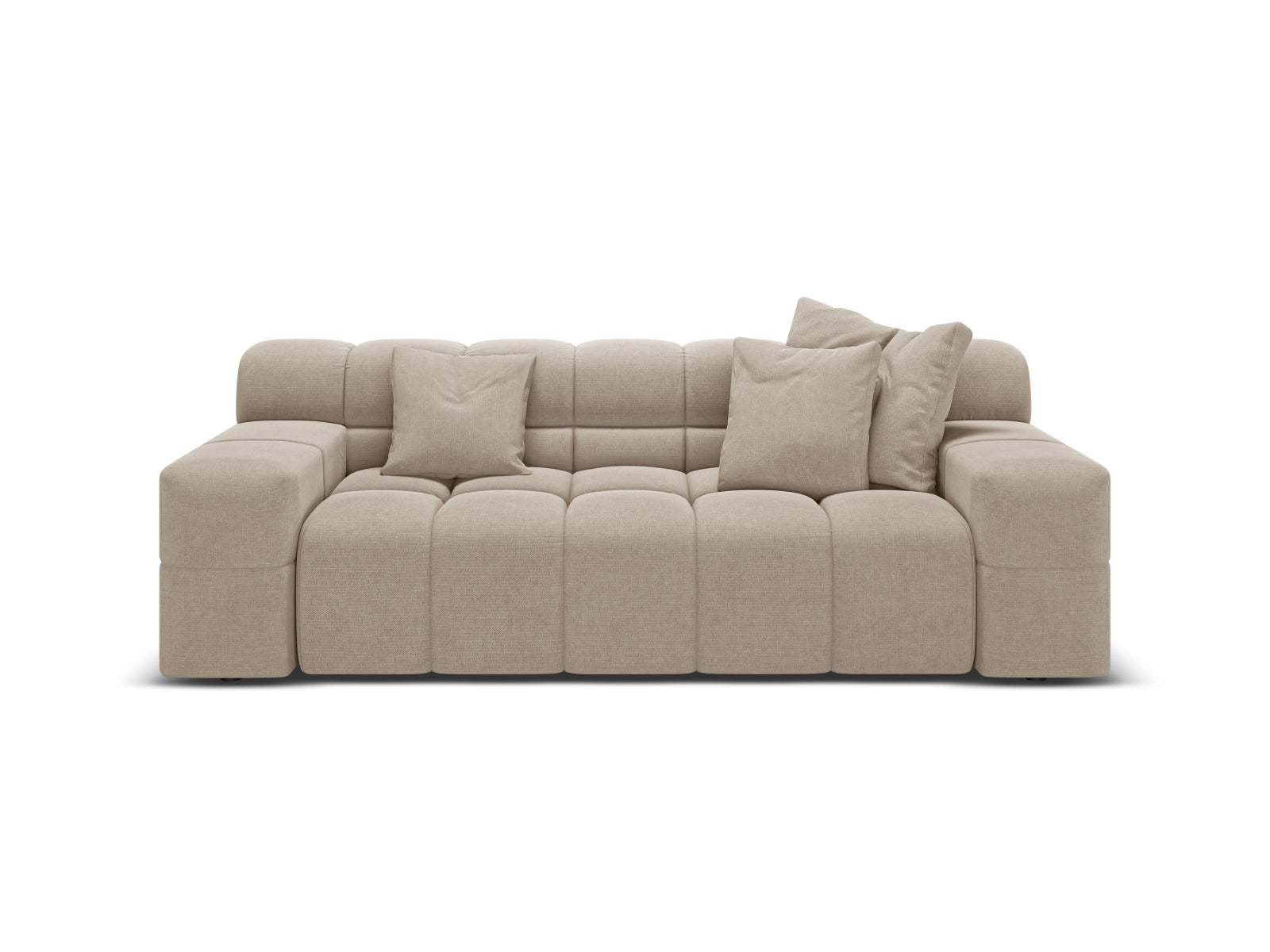 Sofa 2-Sitzer AGAVE beige Chenille
