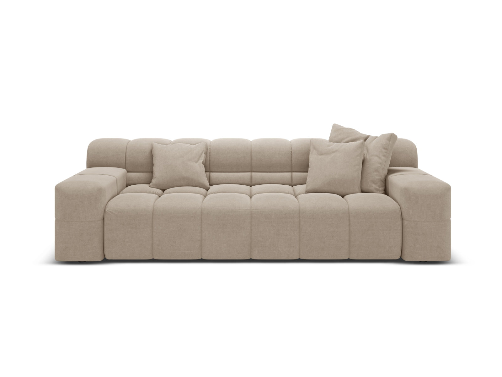 3-seater Sofa AGAVE beige chenille
