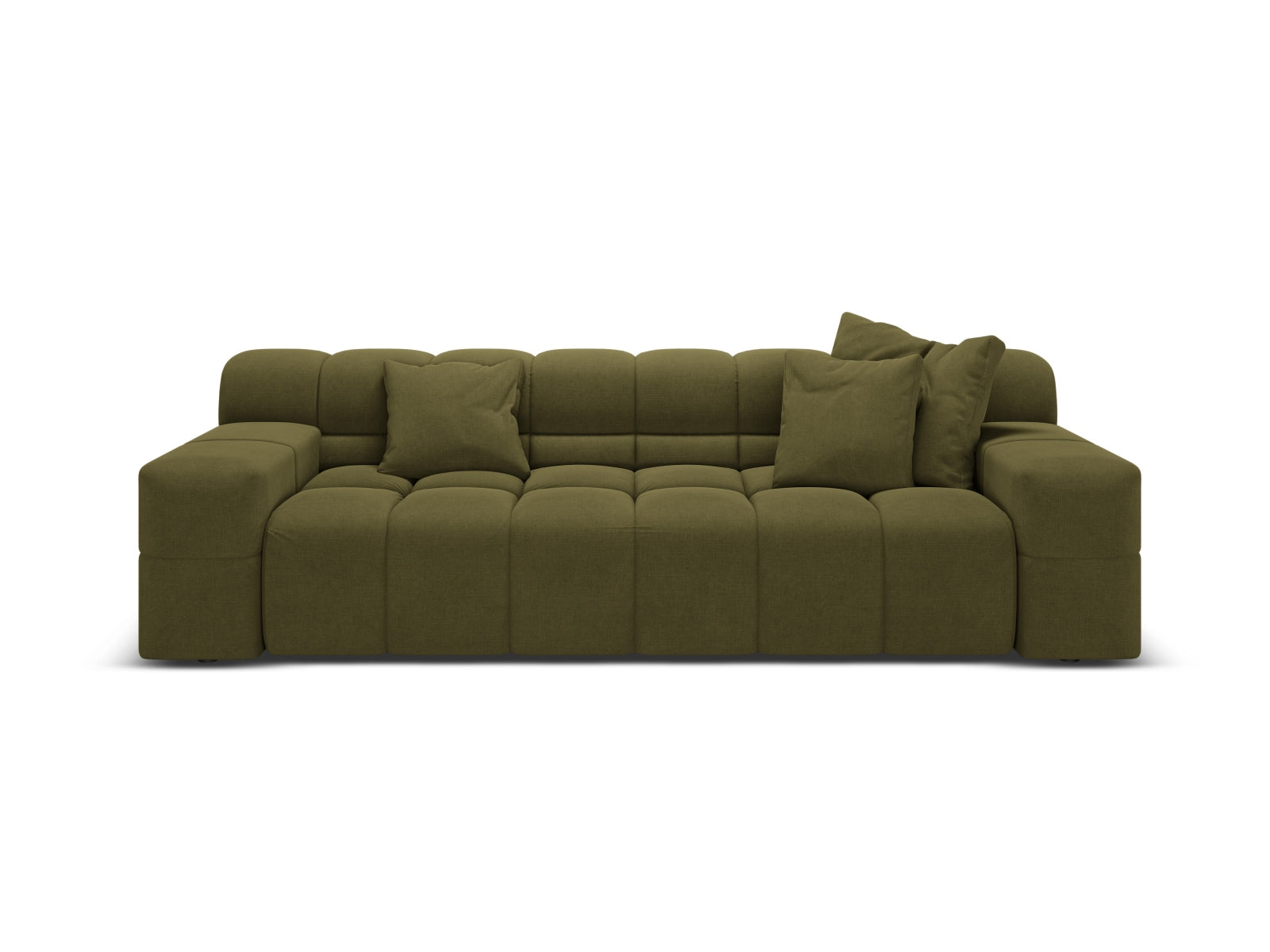 Sofa 3-zits AGAVE groene chenille