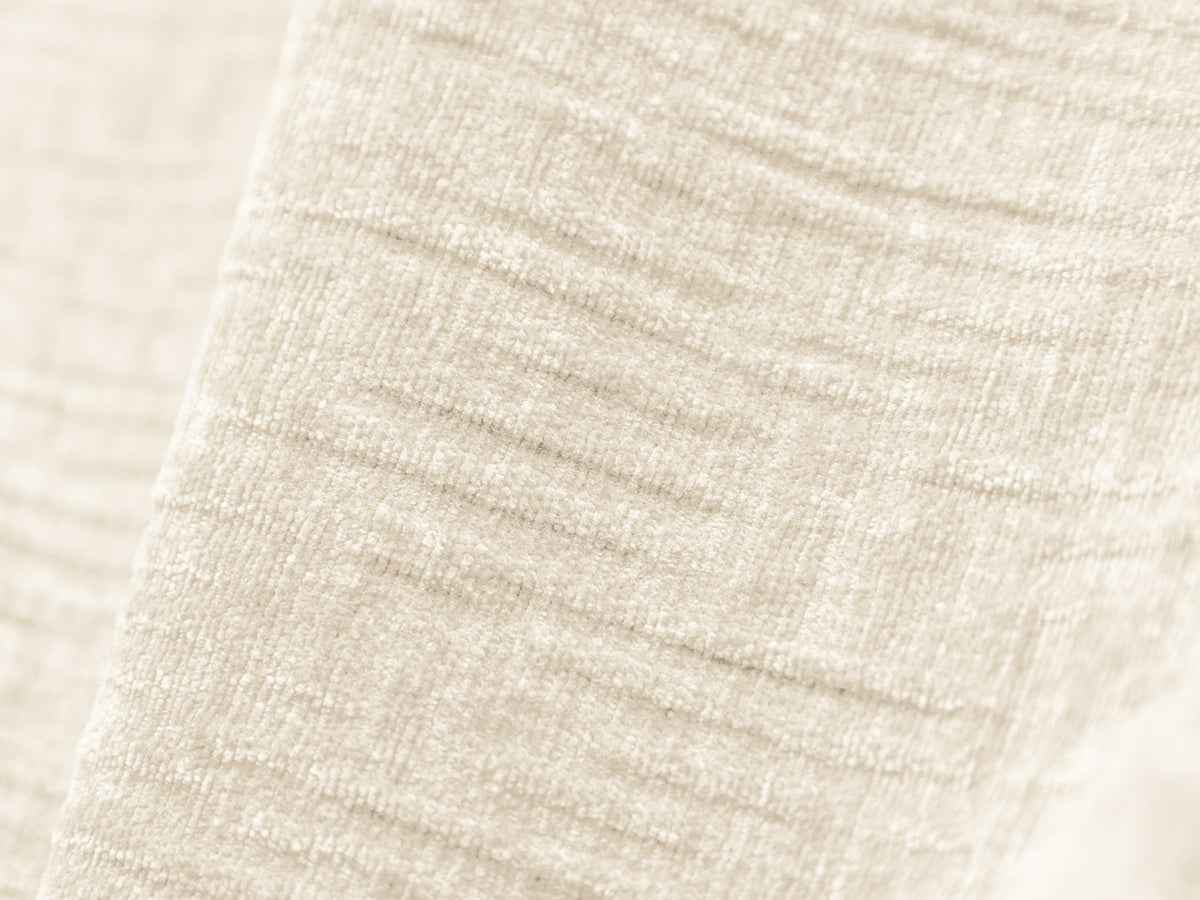 Sofa in chenille stof 3-zits VANDA lichtbeige