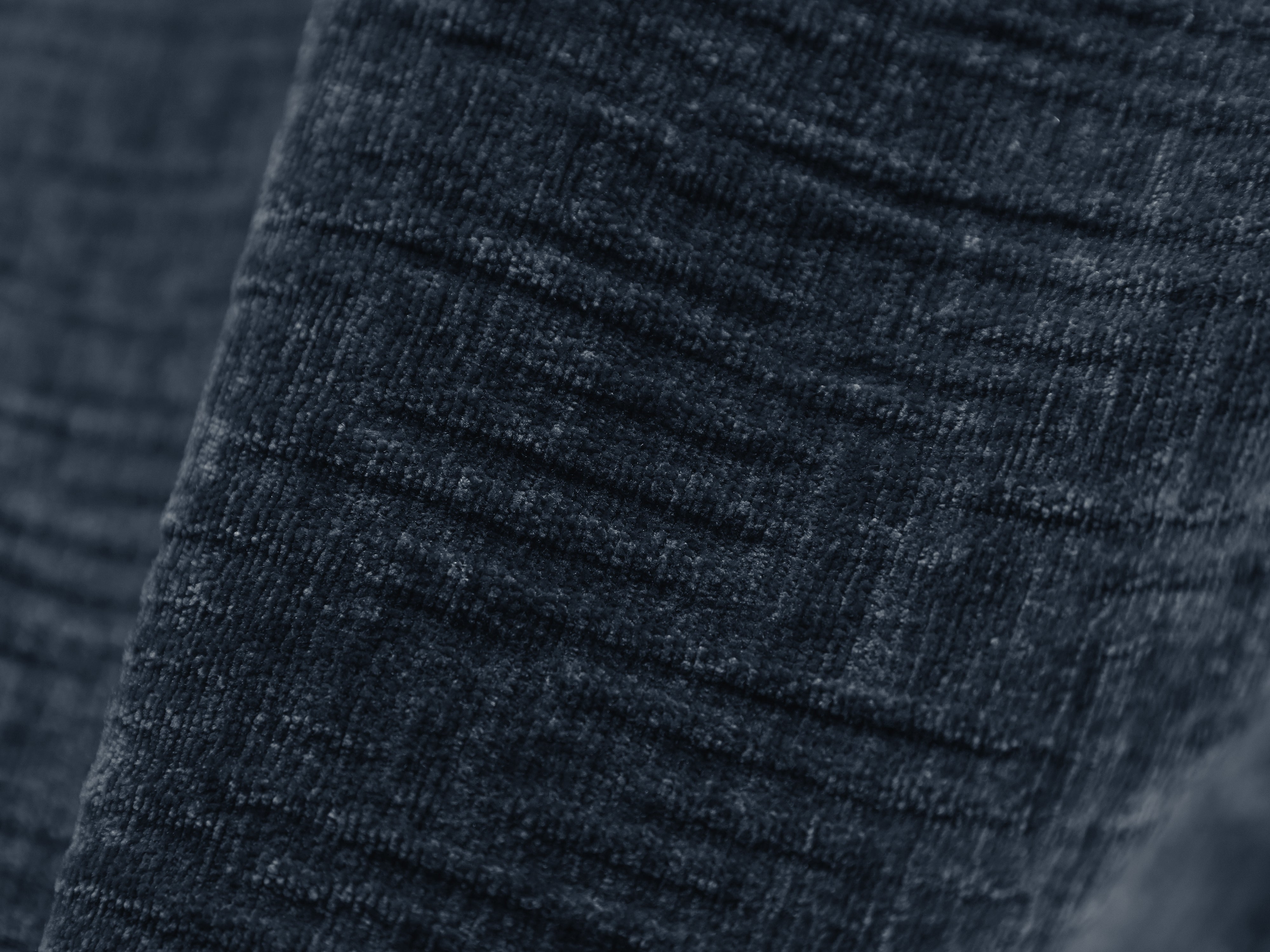 Sofa in chenille stof 4-persoons VANDA koninklijk blauw