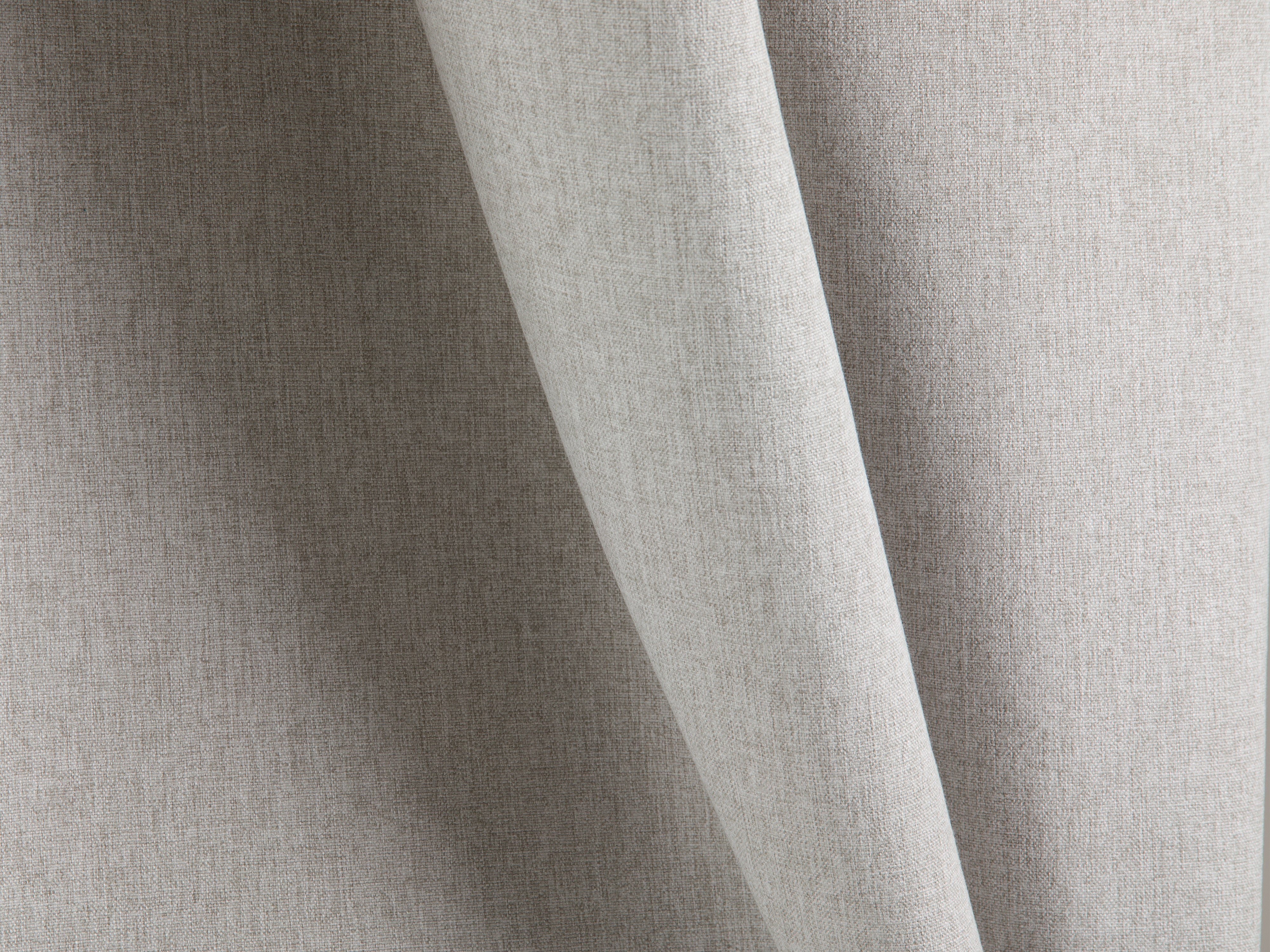 Left-sided corner sofa bed RIBES silver chenille