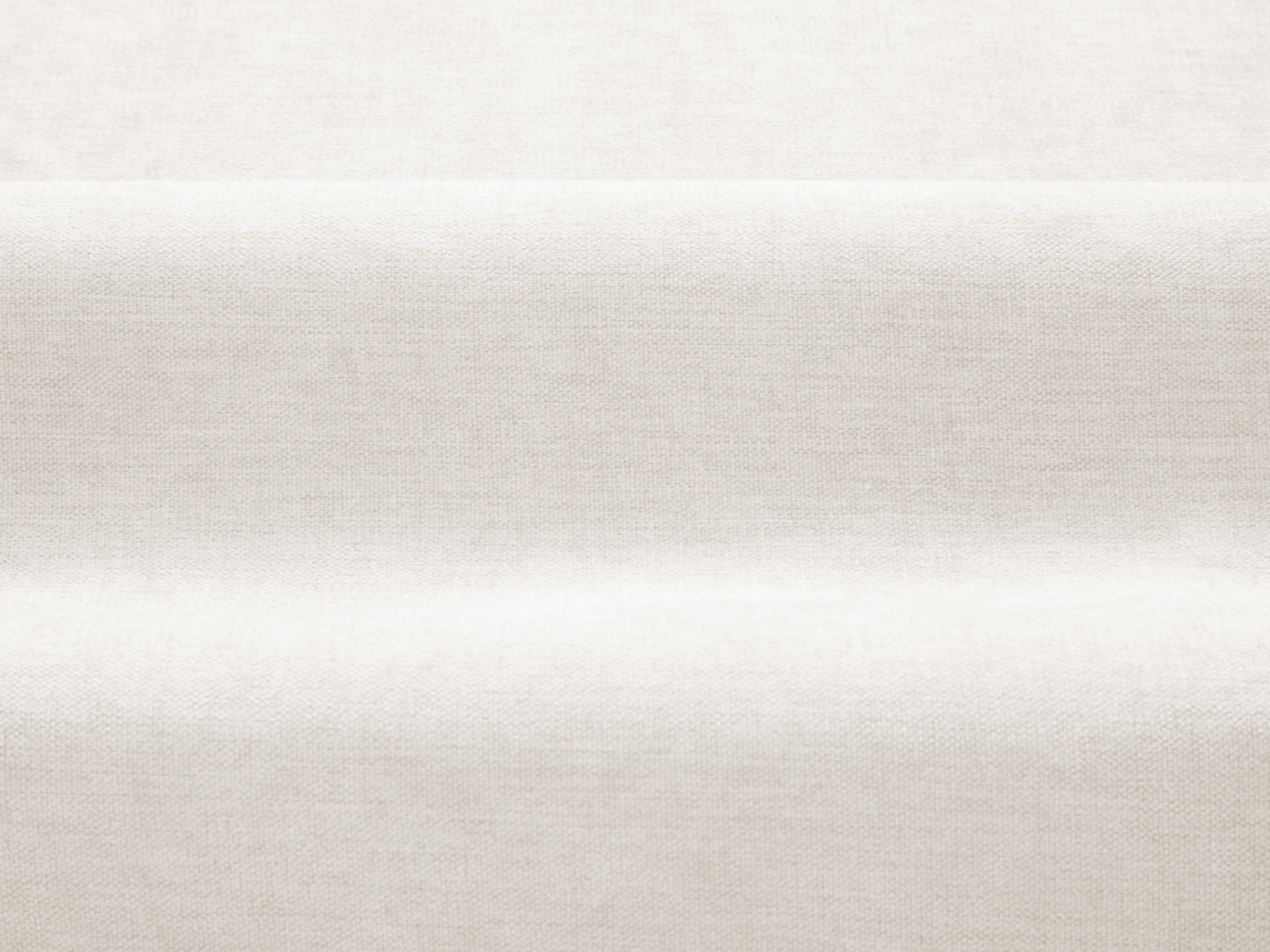 Left-sided corner sofa DAPHNE broken white chenille