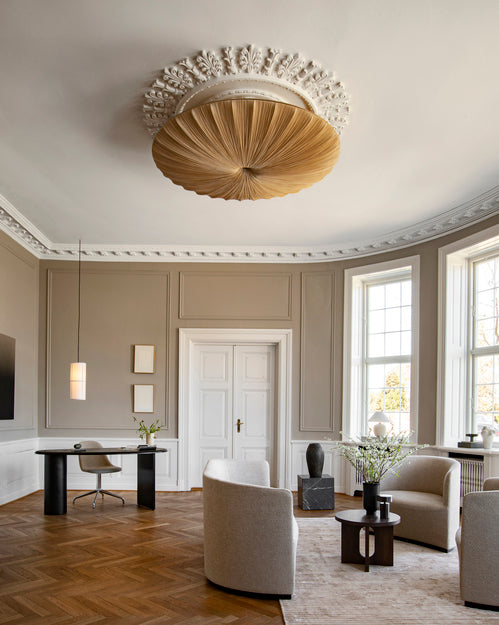 PLINTH CUBIC Side Table Brown Marble