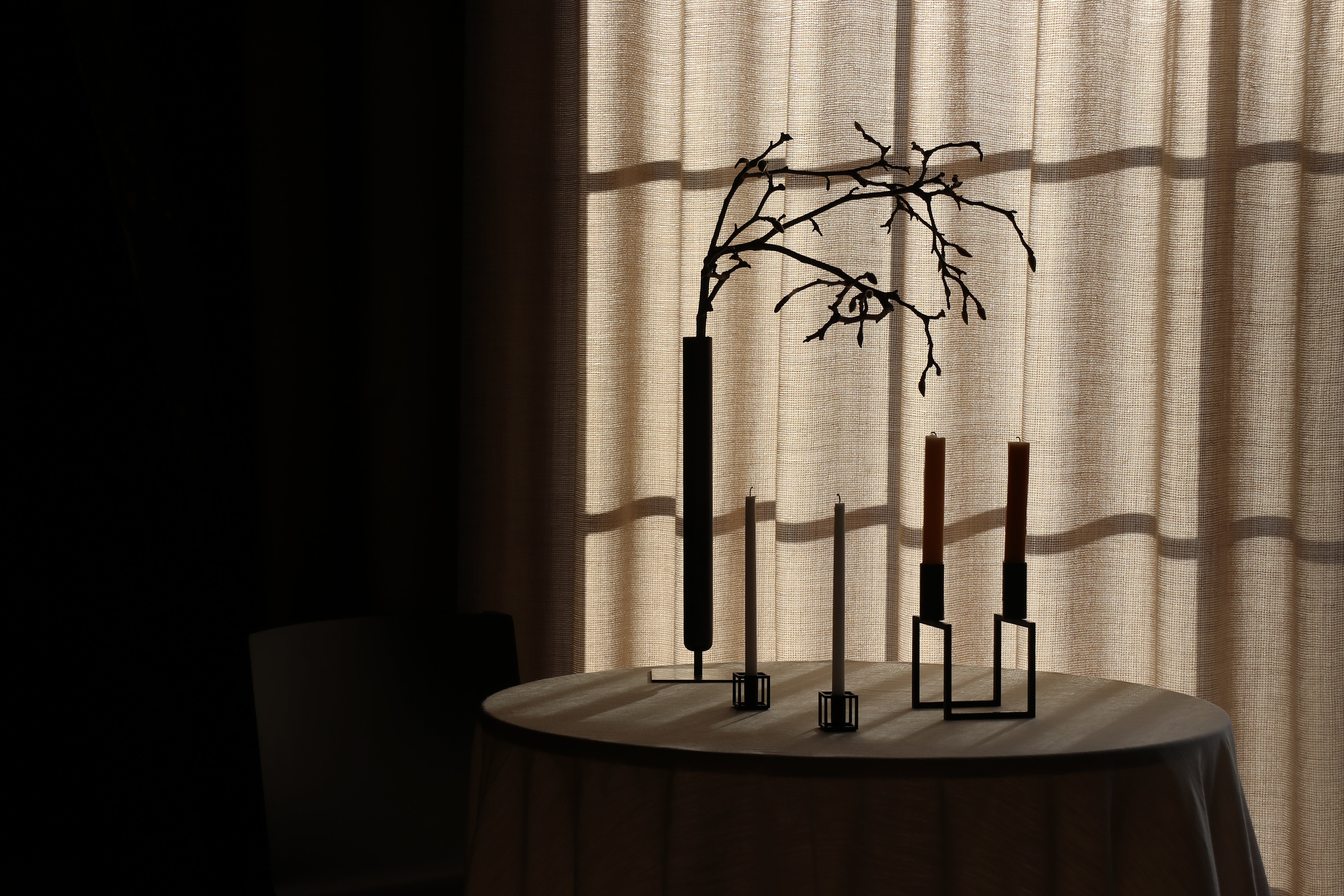 KUBUS LINE white candlestick