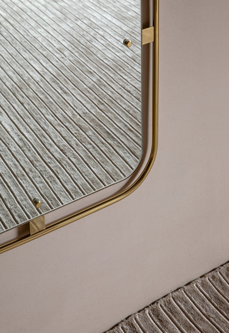 NIMBUS Mirror in Bronze Brass