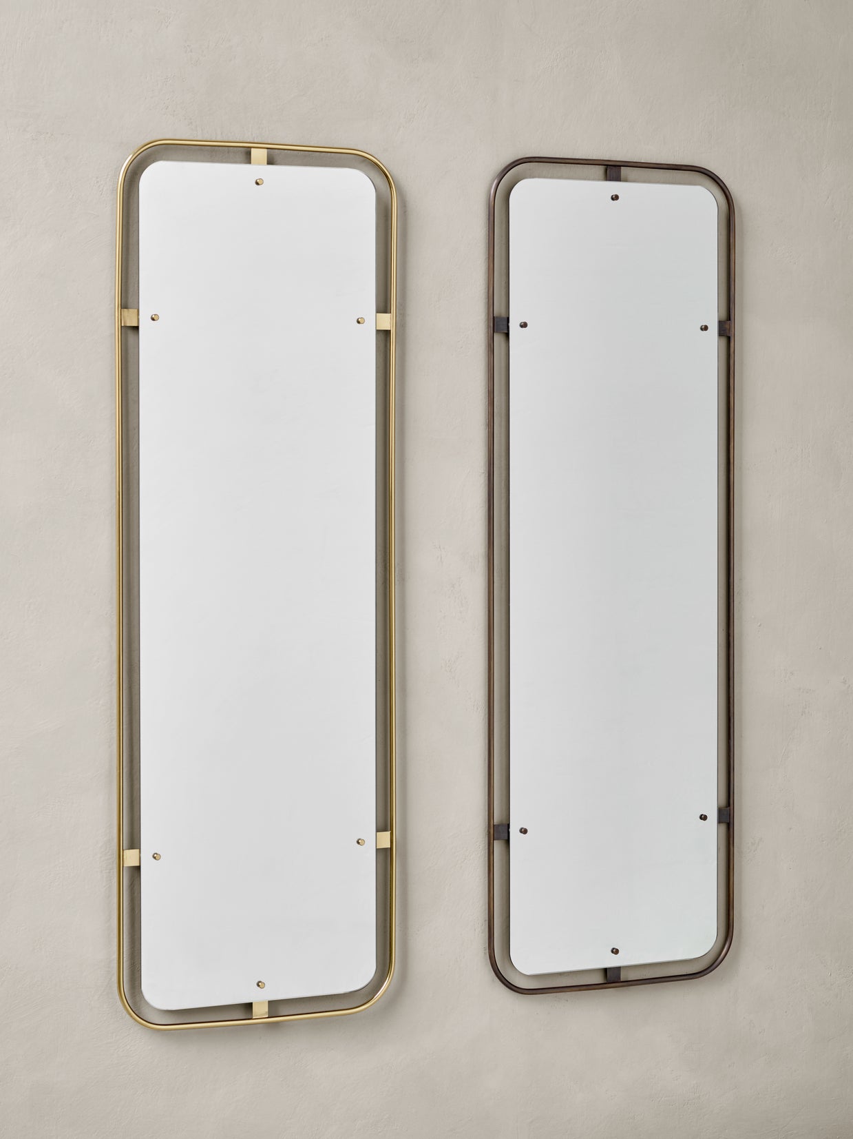 NIMBUS Mirror in Bronze Brass
