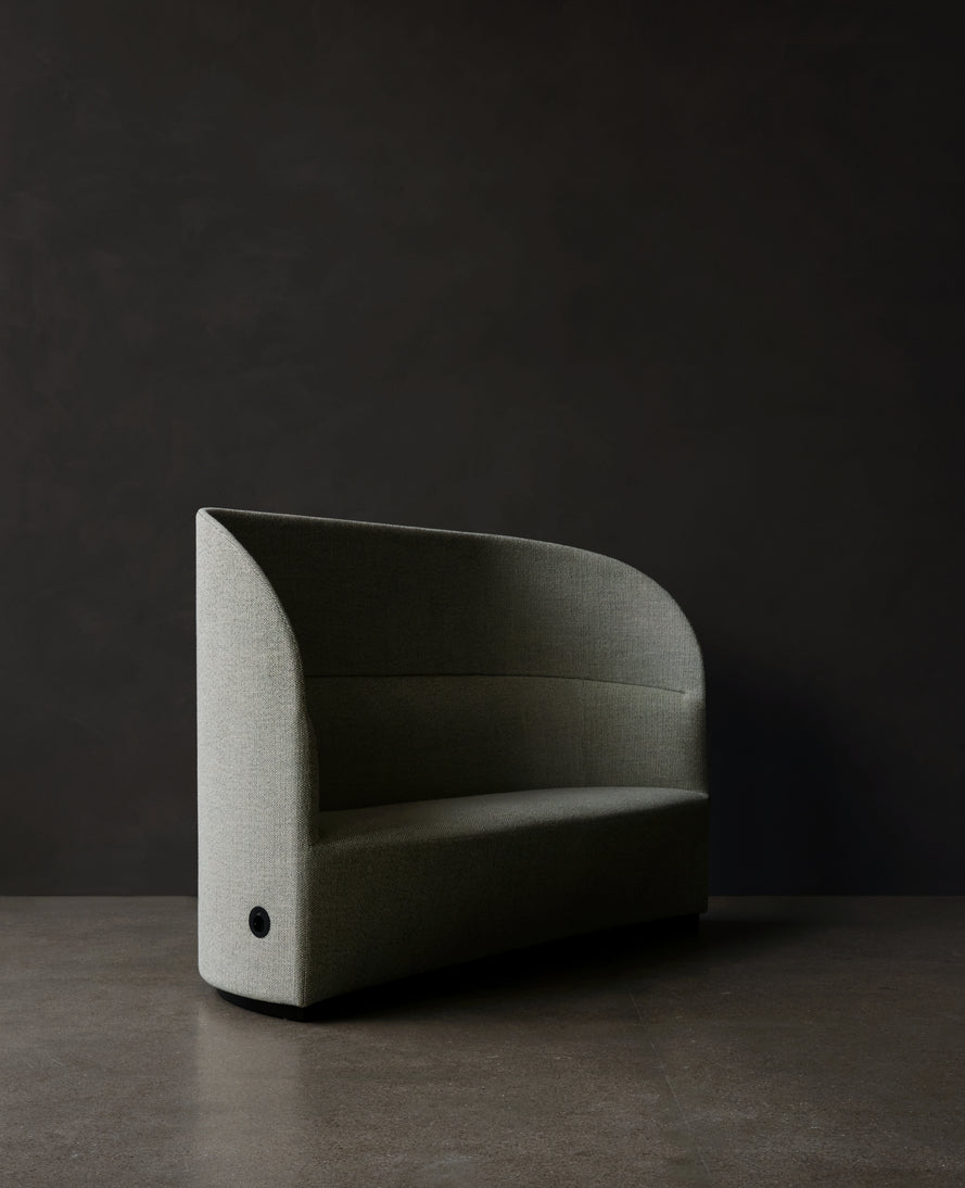 TEAROOM high-back sofa brown