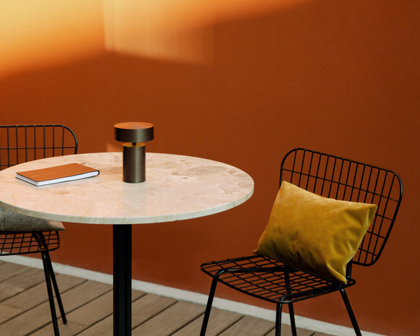 Bar tafel HARBOUR zwart eikenfineer