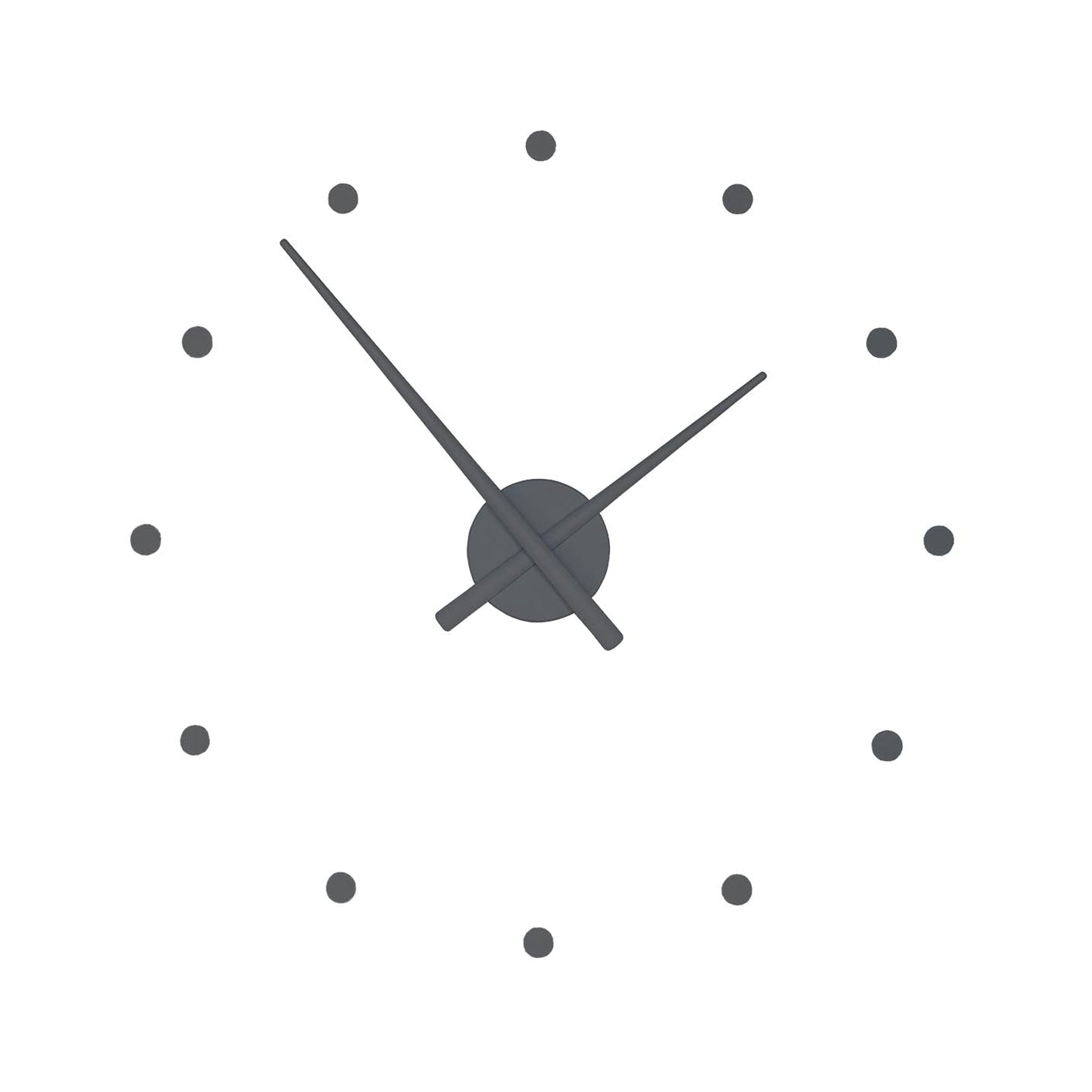 Wandklok OJ MINI grijs