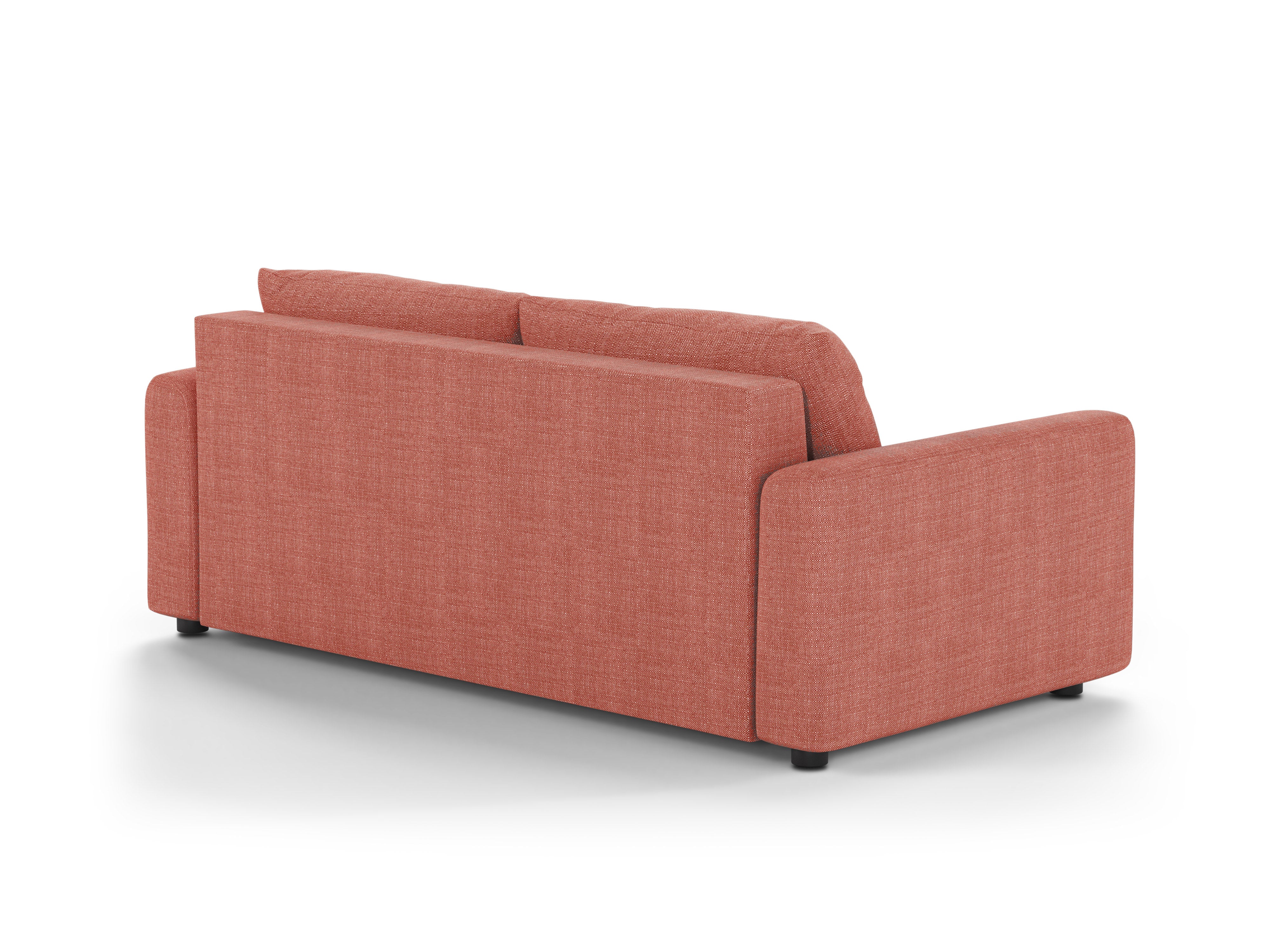Sofa 3-zits met slaapfunctie DAVID rood