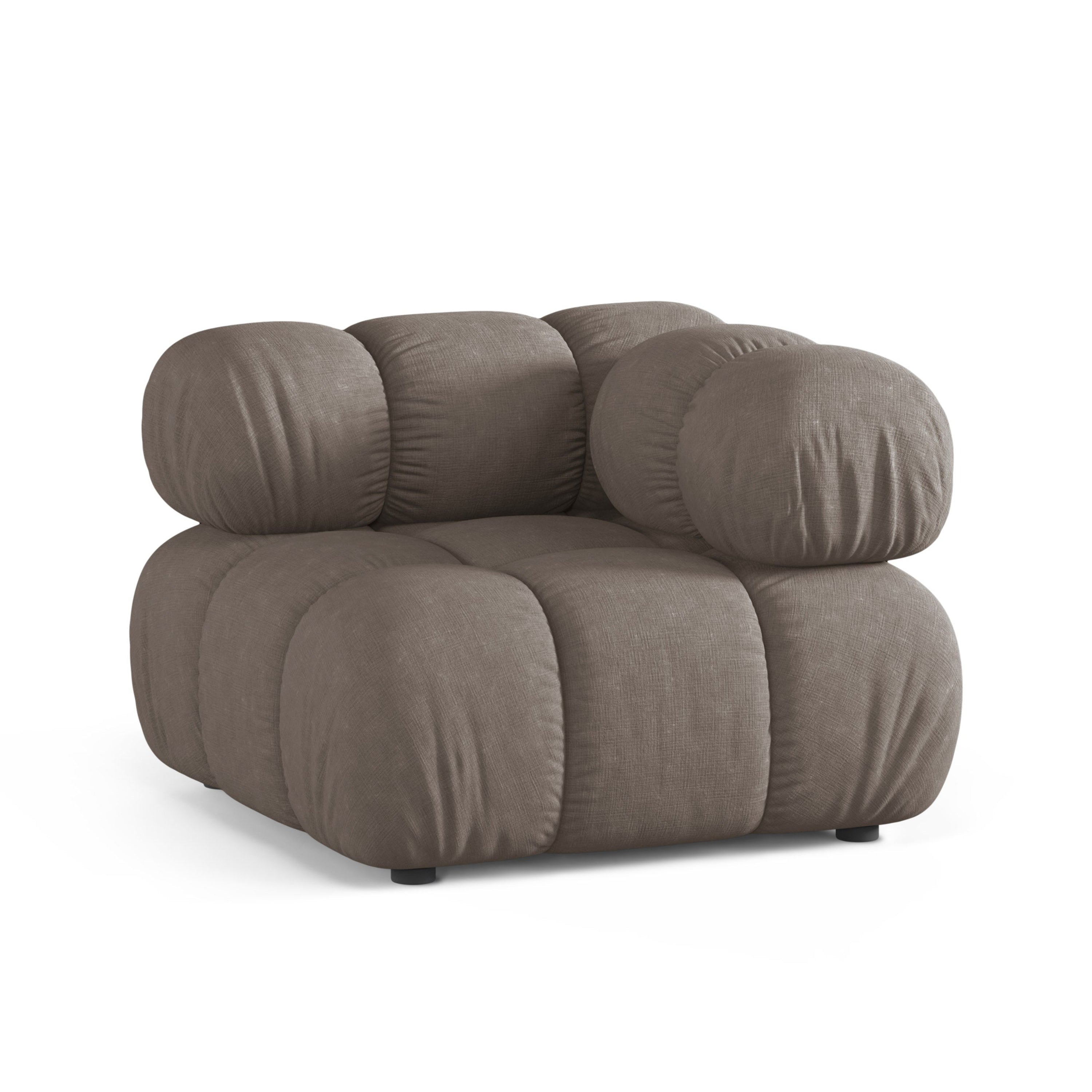 Modulaire bank BELLIS - hoekmodule donker cappuccino