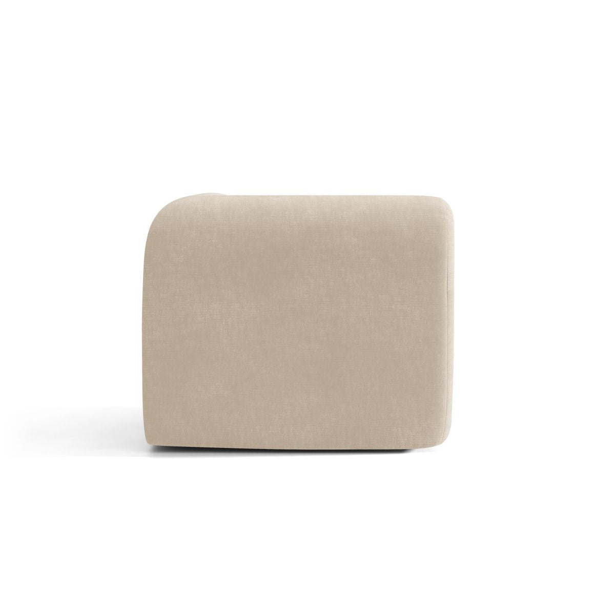 Modulaire bank NEO - hoekmodule in lichtbeige chenille