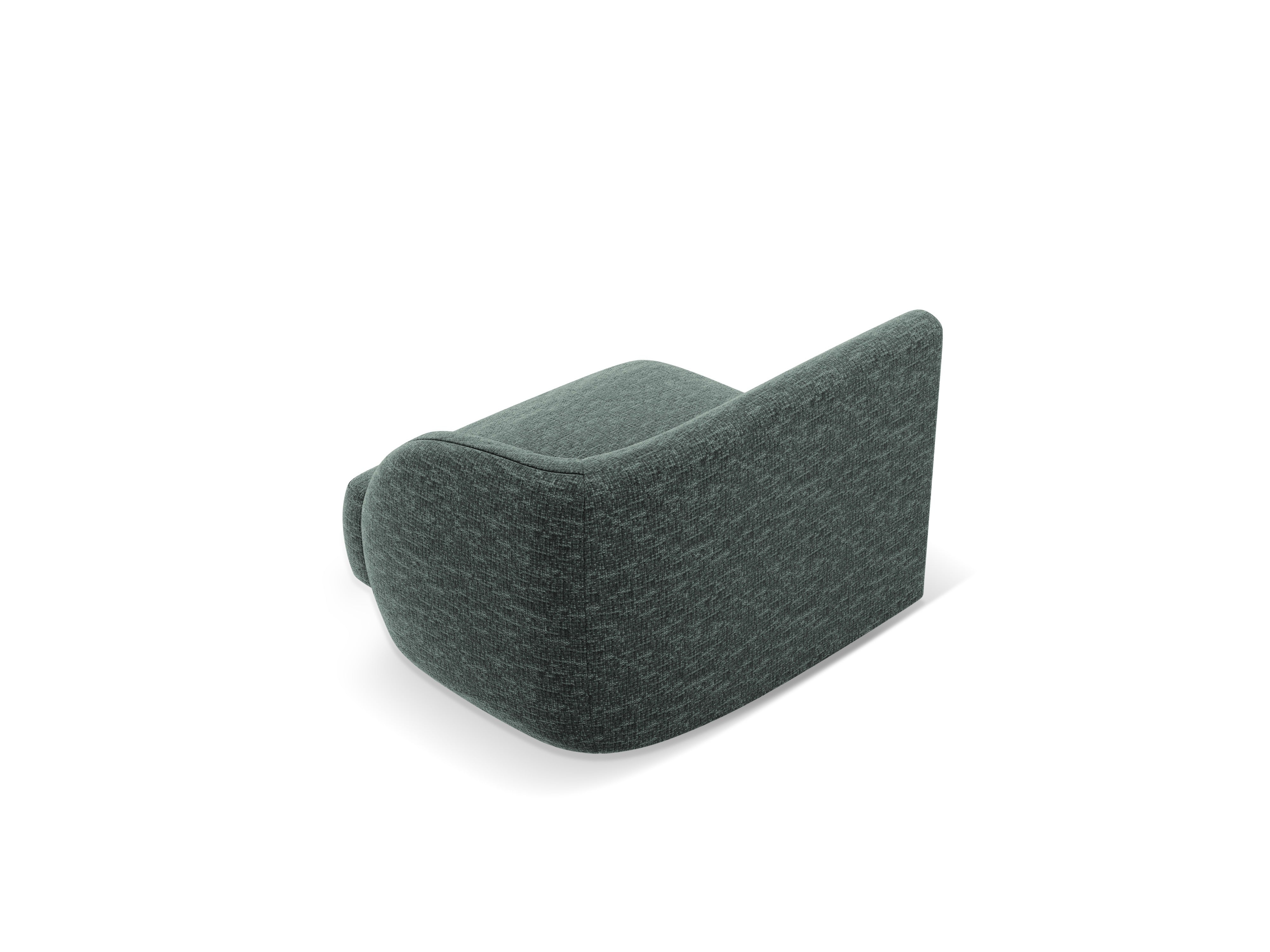 MILEY Modular Sofa - Right Module in Petrol Silky Chenille