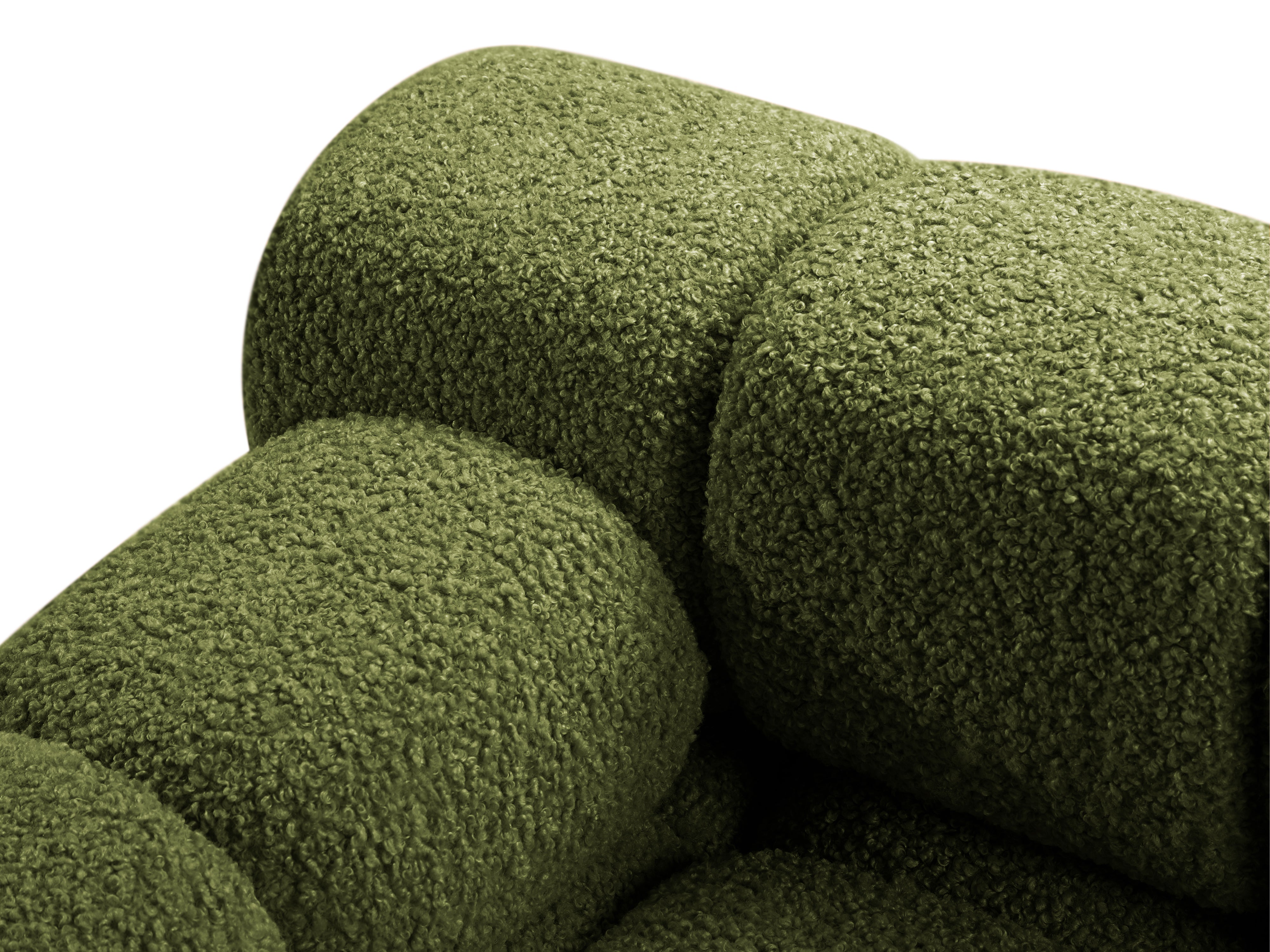 Modulaire bank BELLIS - linker module in groene boucle