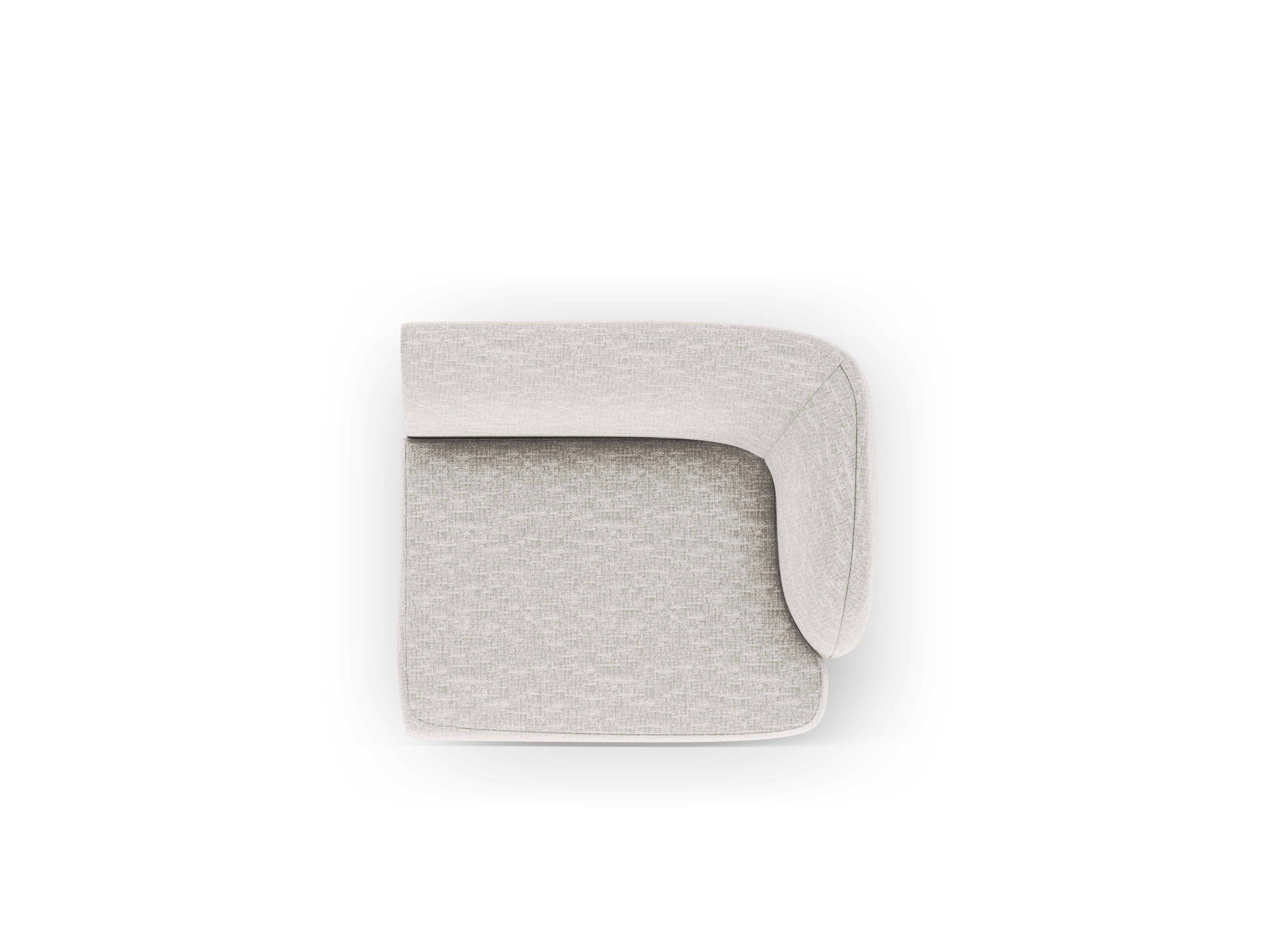 Modulaire bank - rechter module MILEY grijs chenille