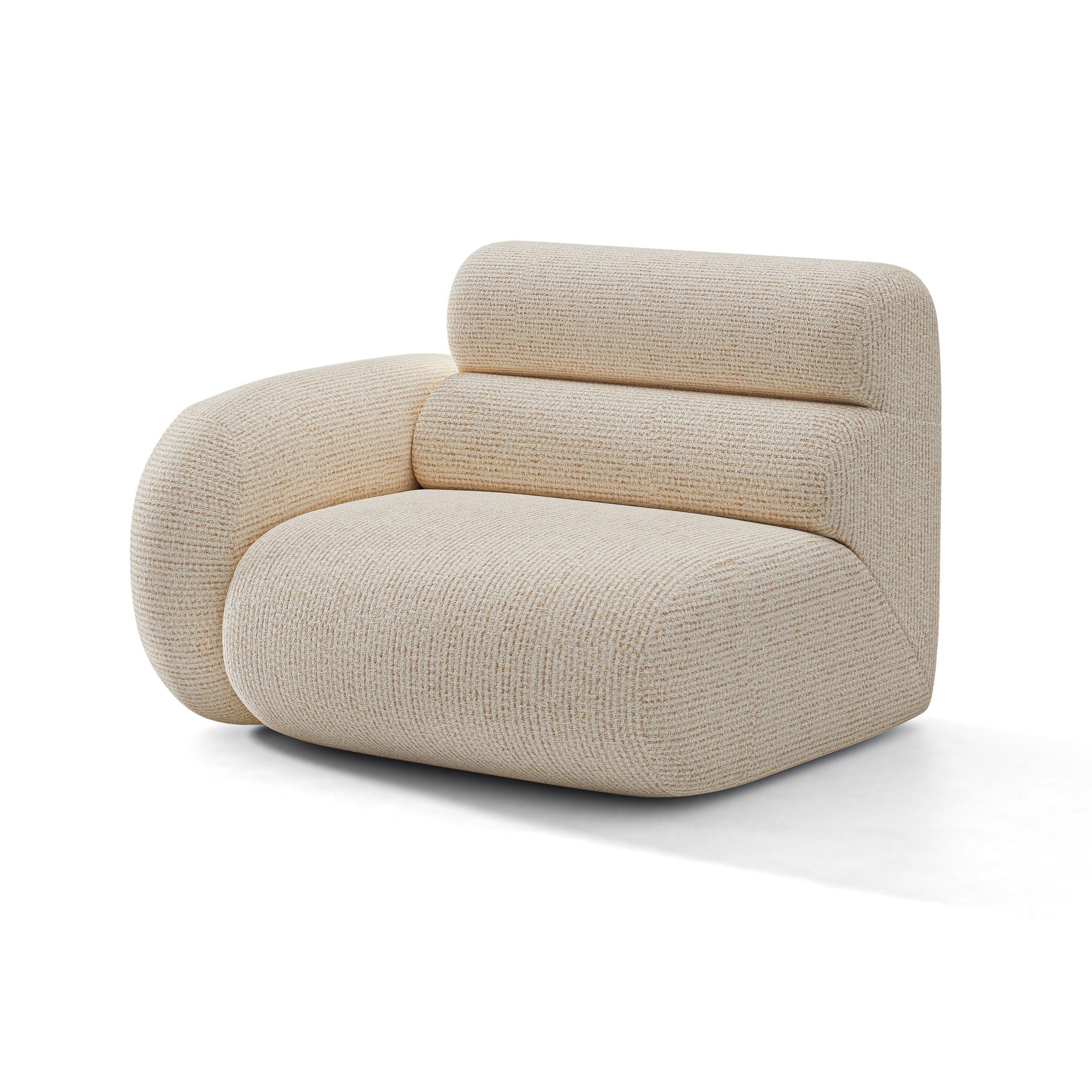 Modulaire NEO-sofa - links beige melange module