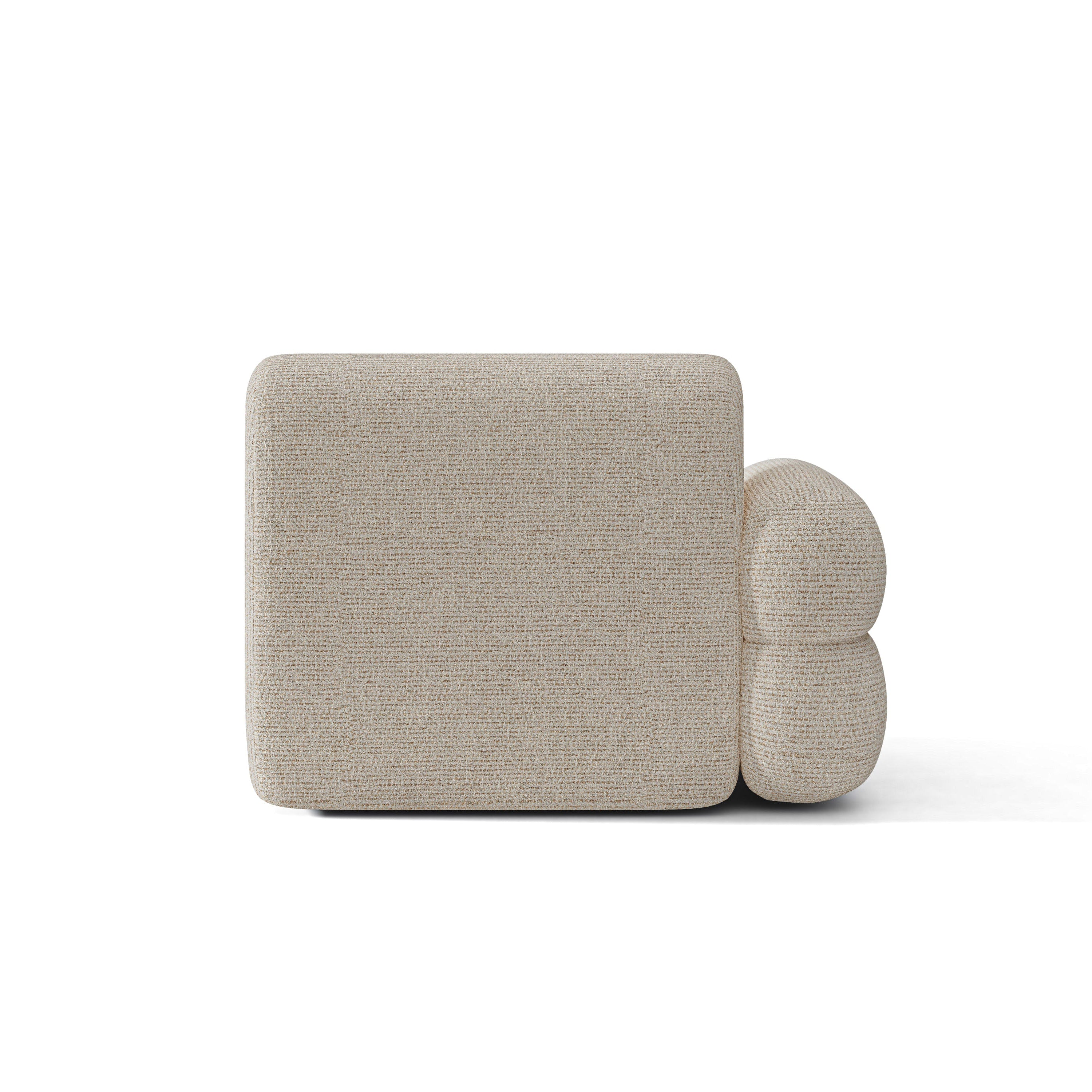 Modulaire NEO-sofa - links beige melange module