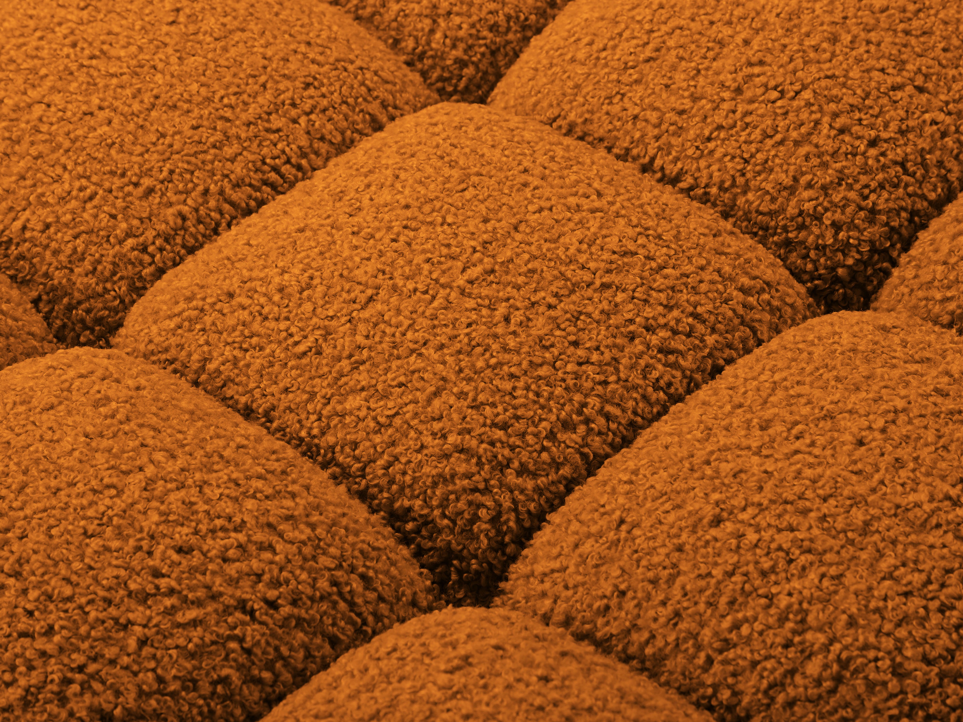 Modulaire bank BELLIS - rechter module in baksteen boucle
