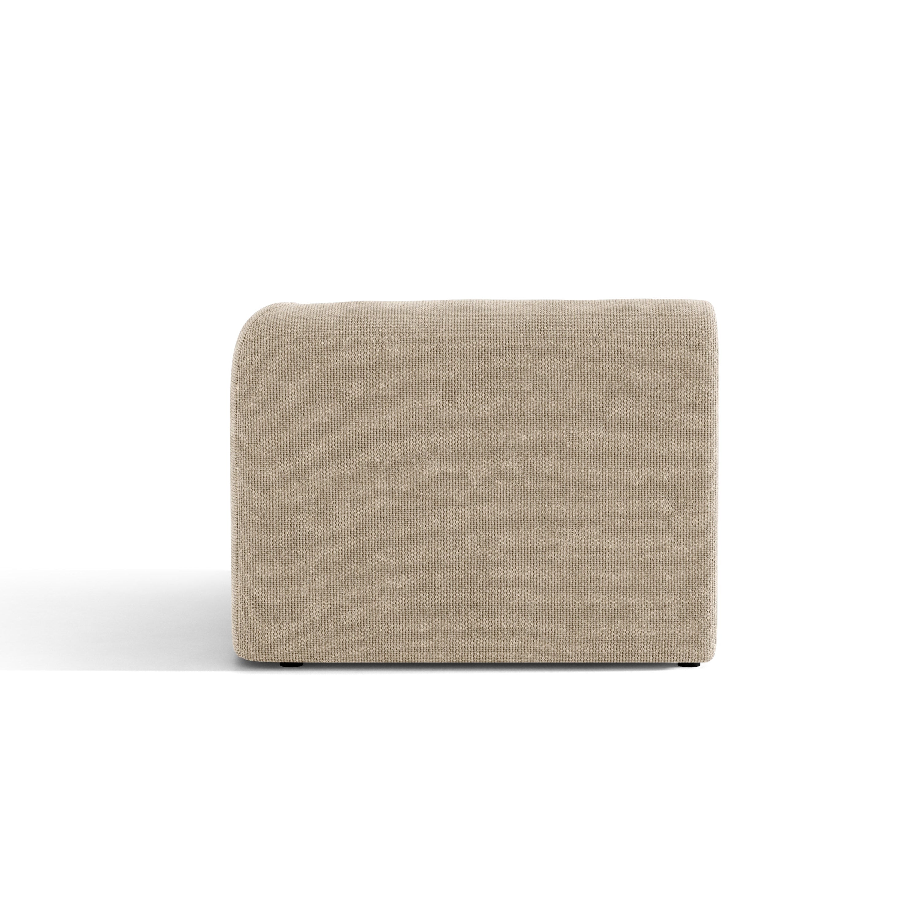 Sofa modułowa - moduł prawostronny MILEY beżowy szenil do salonu – Micadoni