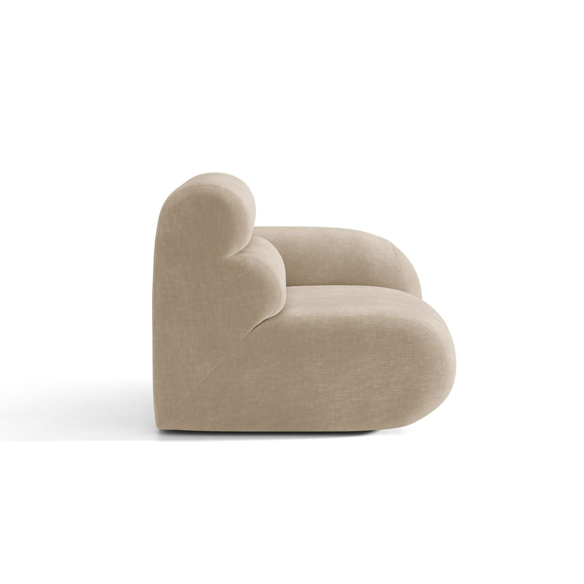 Modulaire bank NEO - rechts module in beige chenille