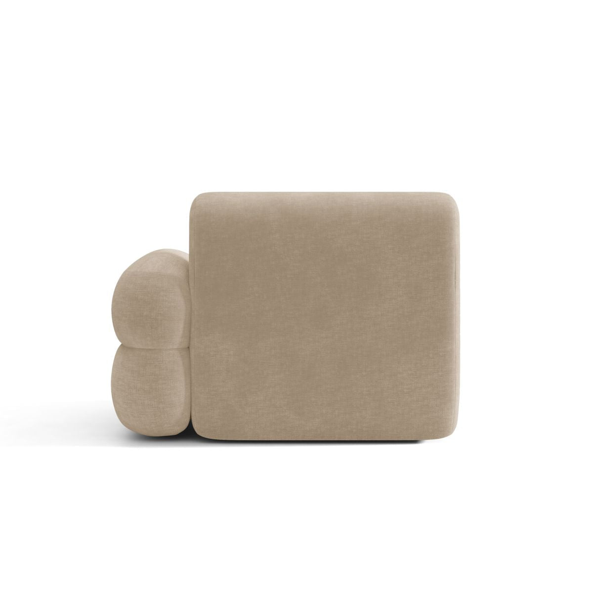 Modulaire bank NEO - rechts module in beige chenille
