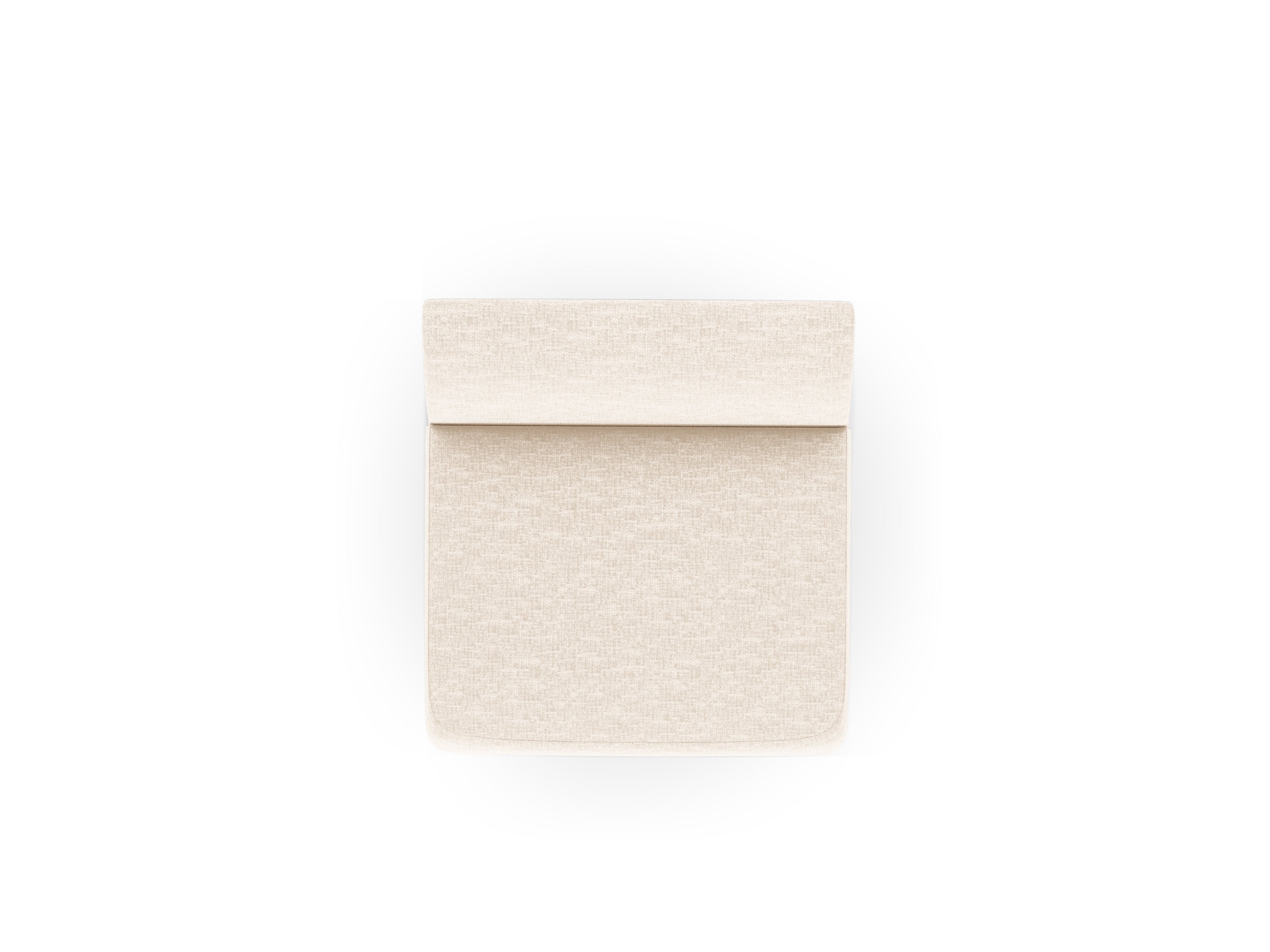 Sessel / Modul MILEY hellbeige schimmerndes Chenille