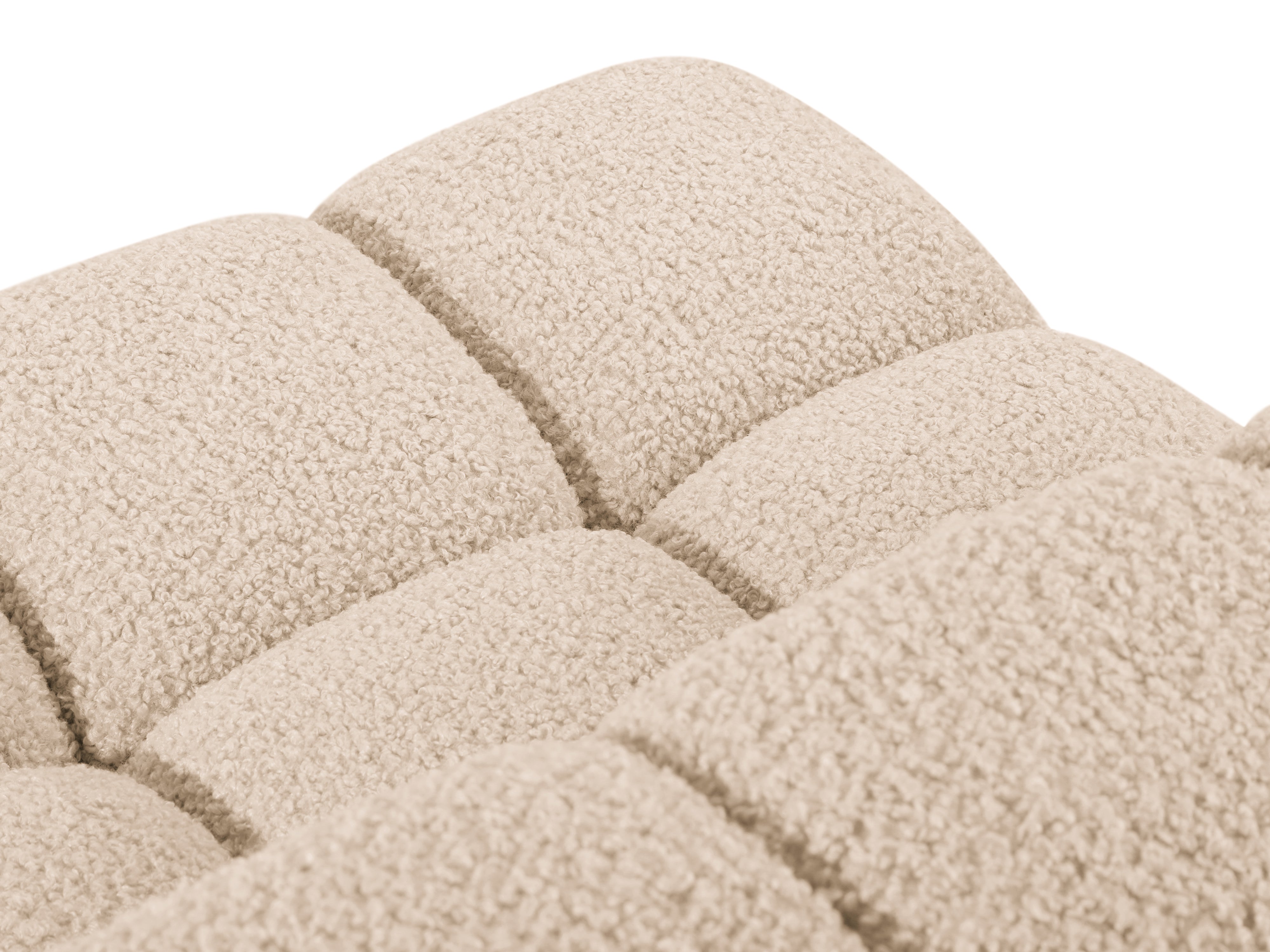 Fauteuil / module BELLIS zandkleurige boucle