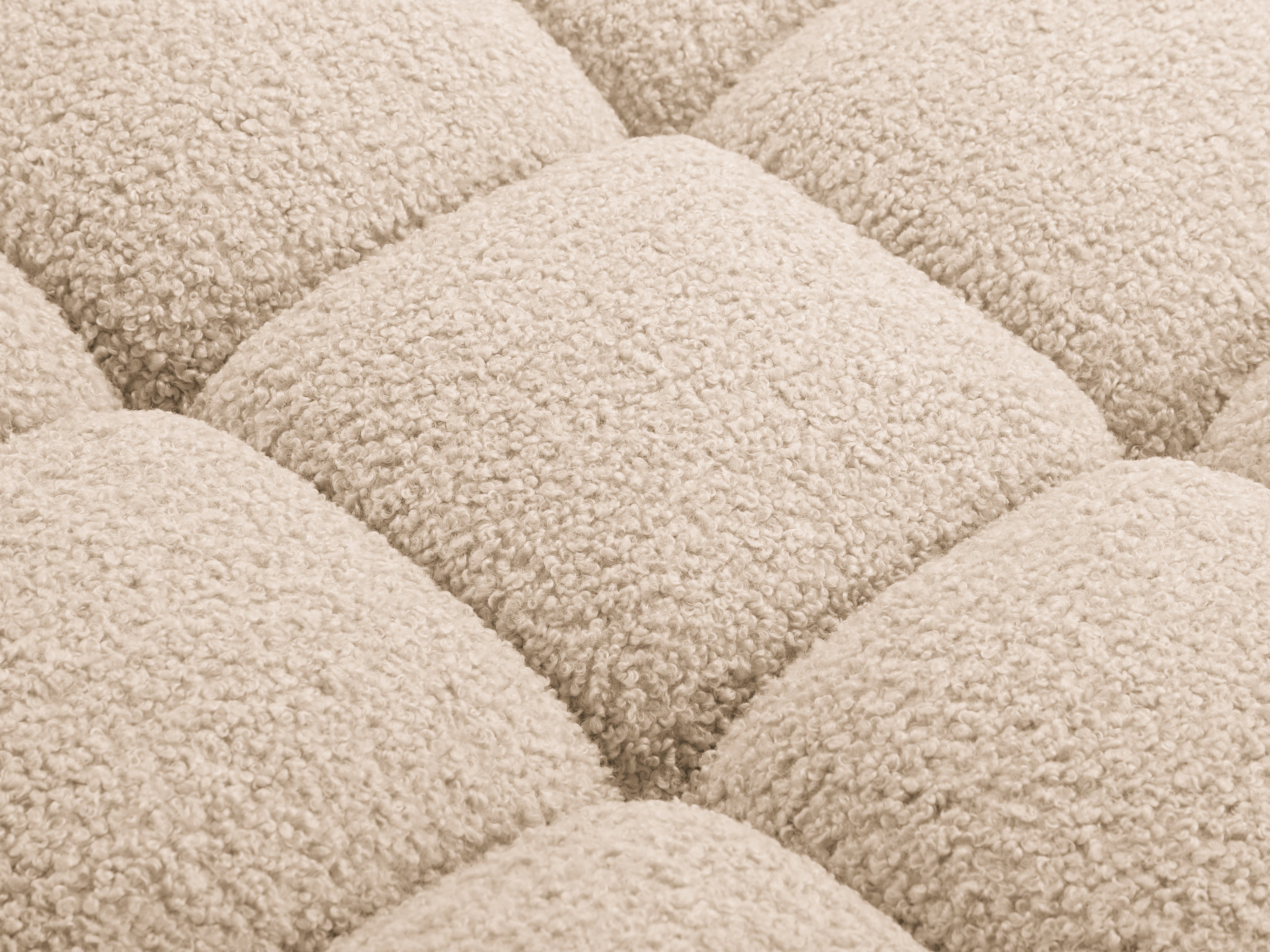 Fauteuil / module BELLIS zandkleurige boucle