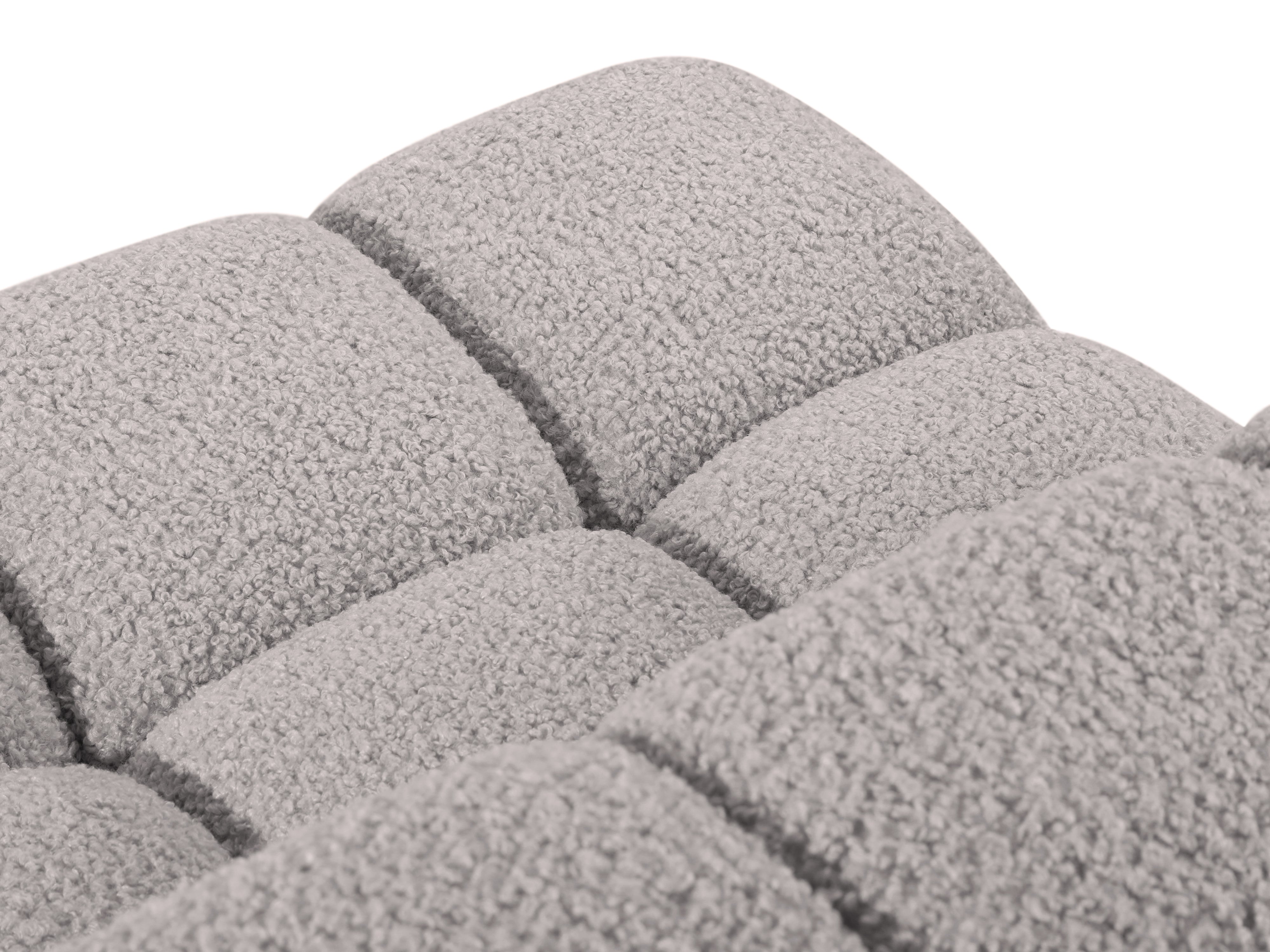 BELLIS fauteuil / module grijs boucle