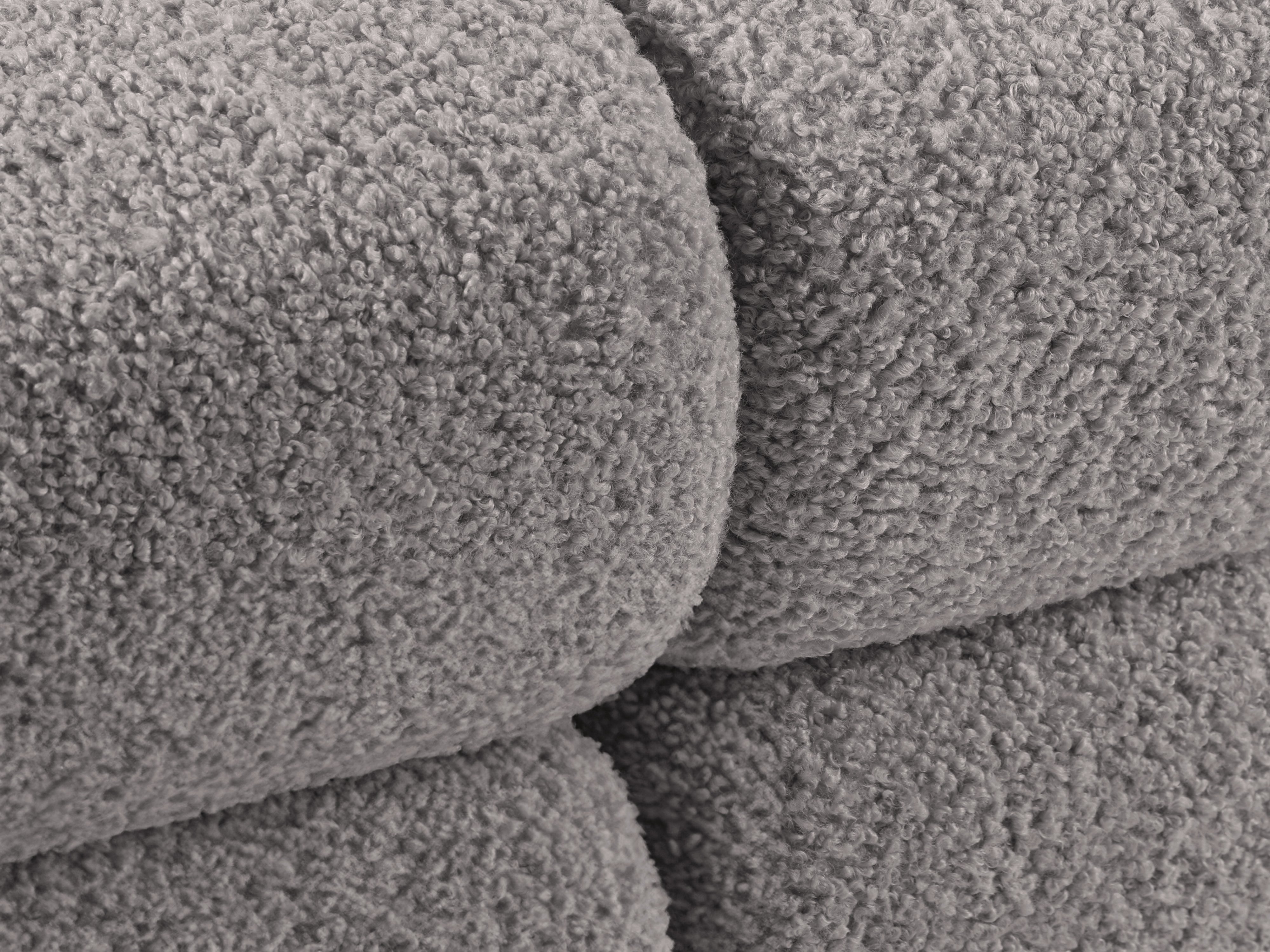 BELLIS fauteuil / module grijs boucle