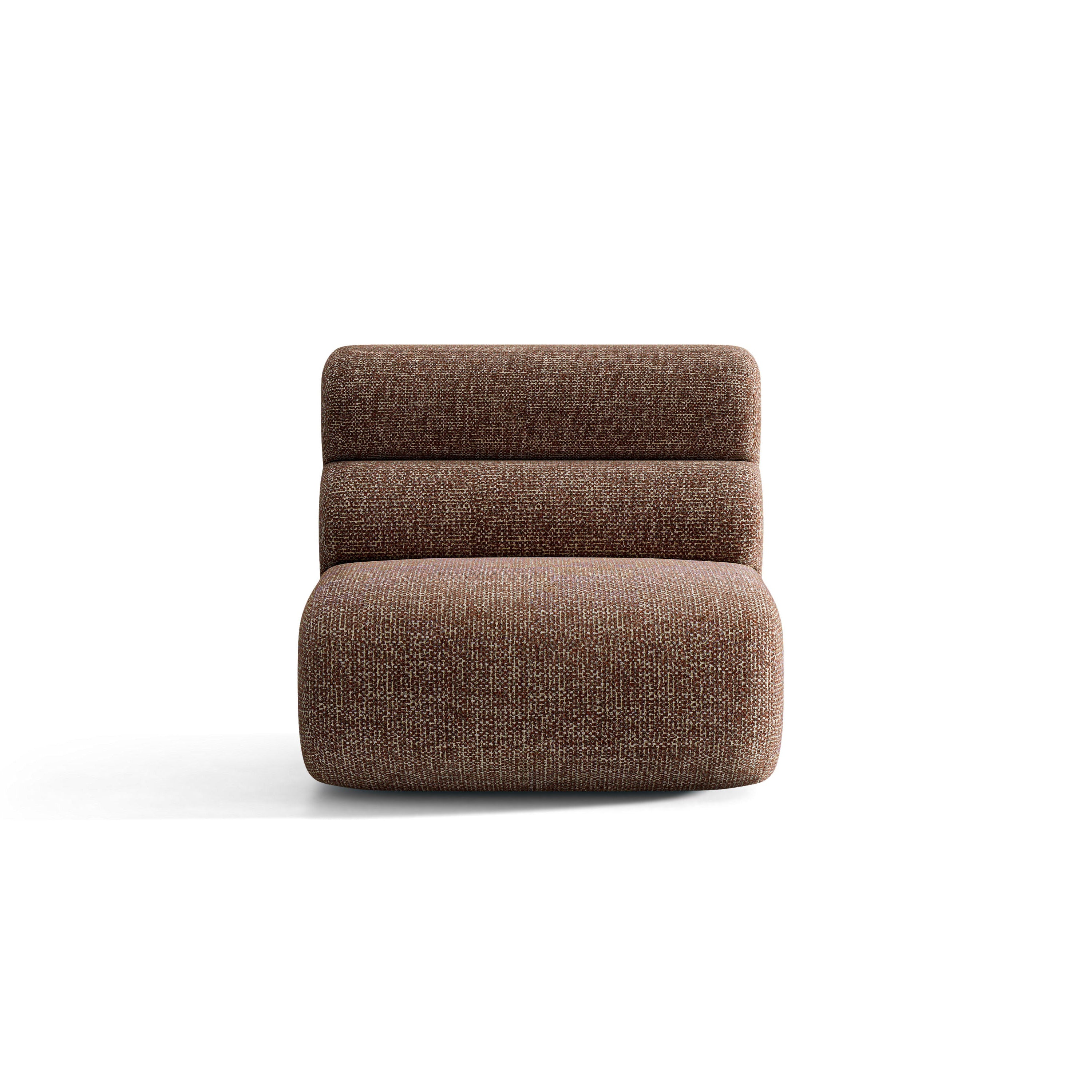 Neo fauteuil / module bruin melange