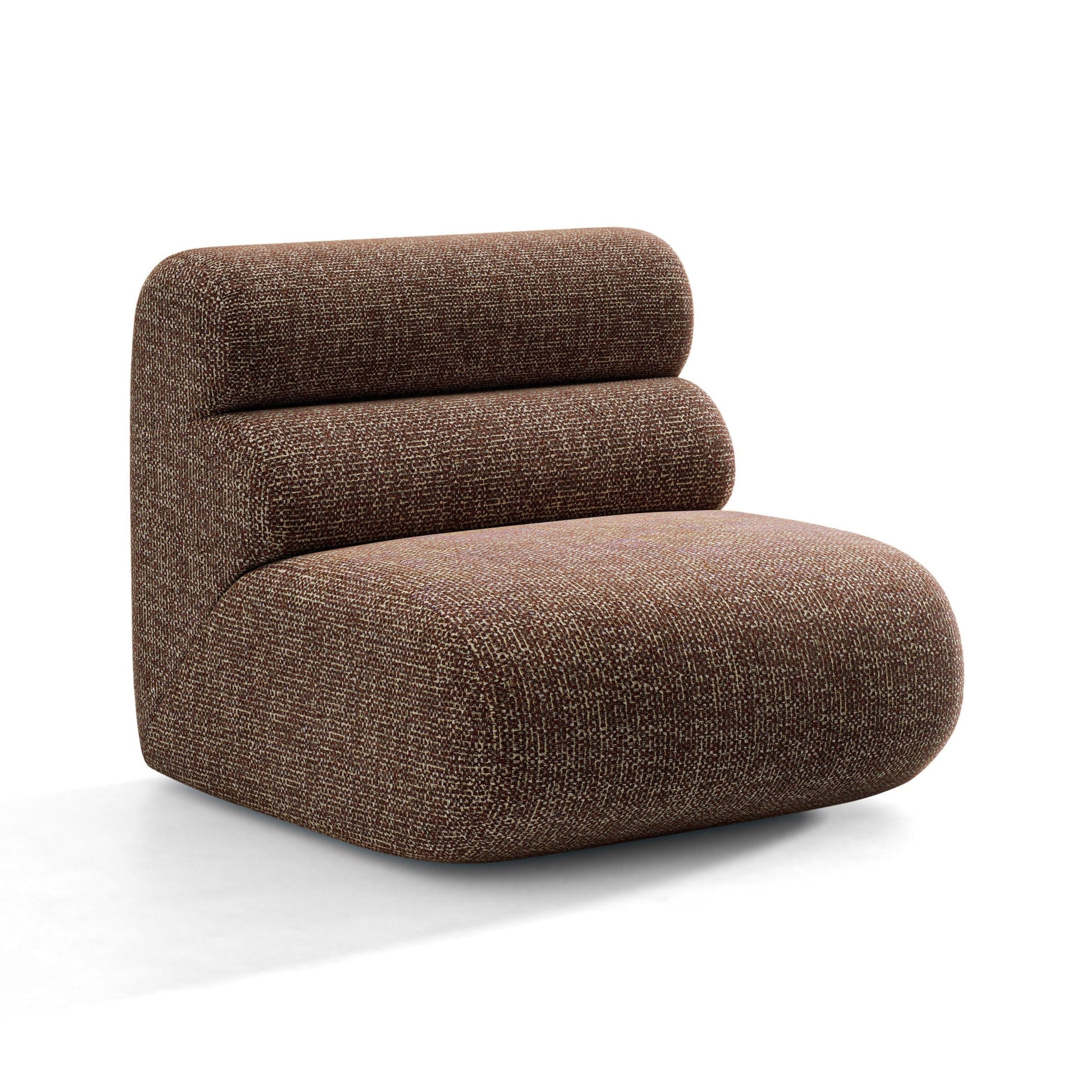 Neo fauteuil / module bruin melange