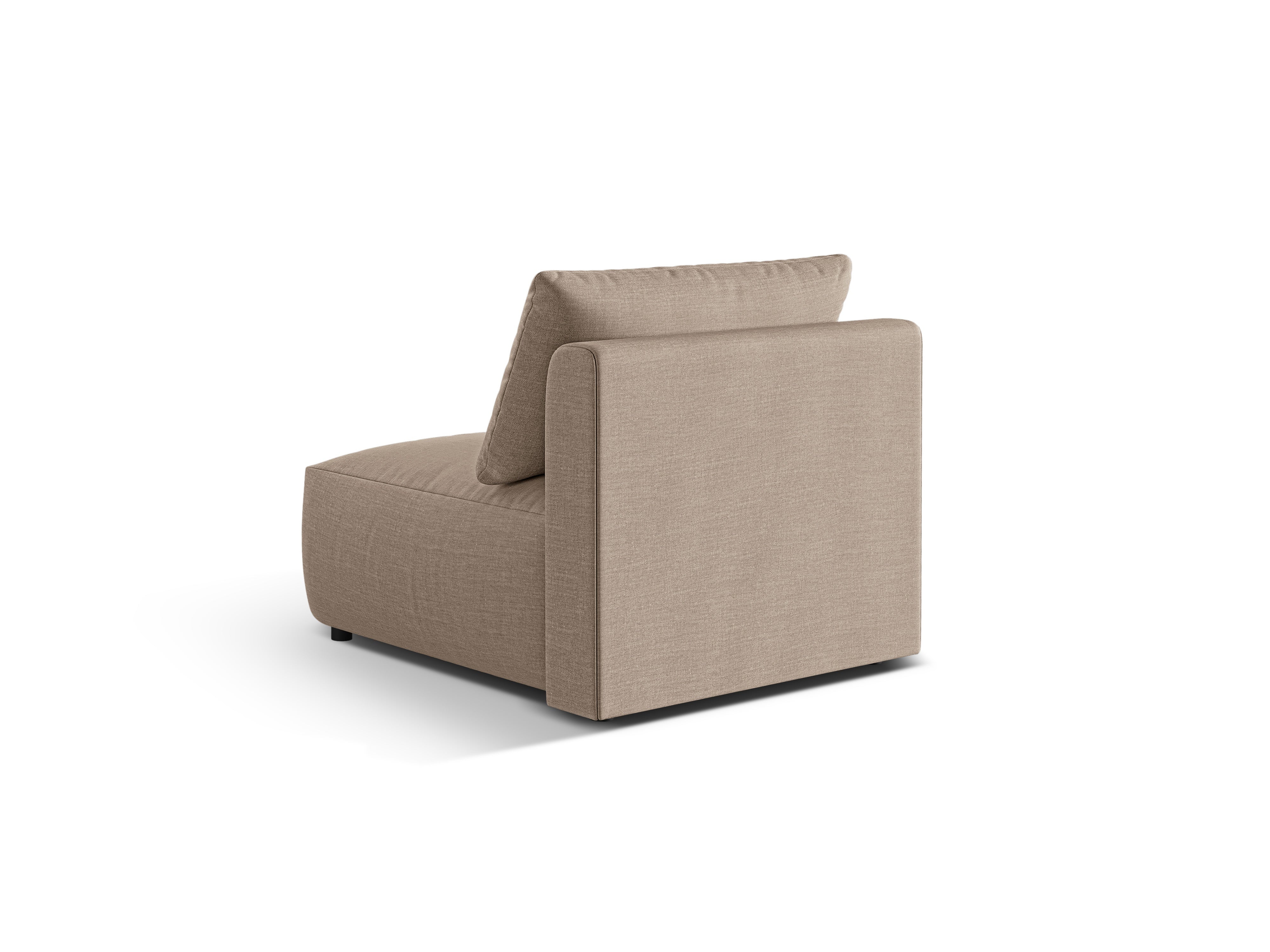 Sofa modułowa CHRIS - element środkowy piaskowy szenil do salonu – Micadoni