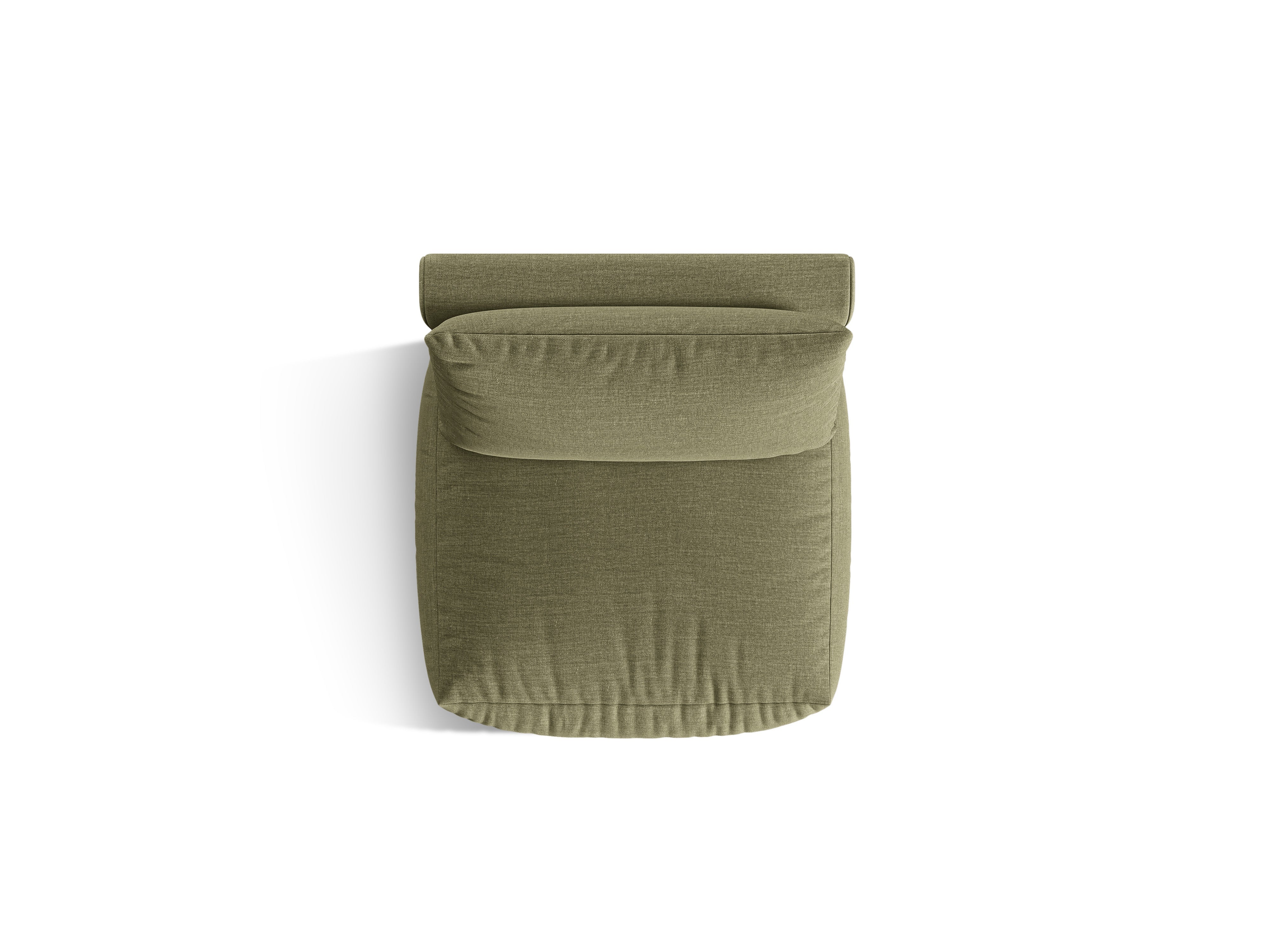 Modulaire bank CHRIS - middenelement groene chenille