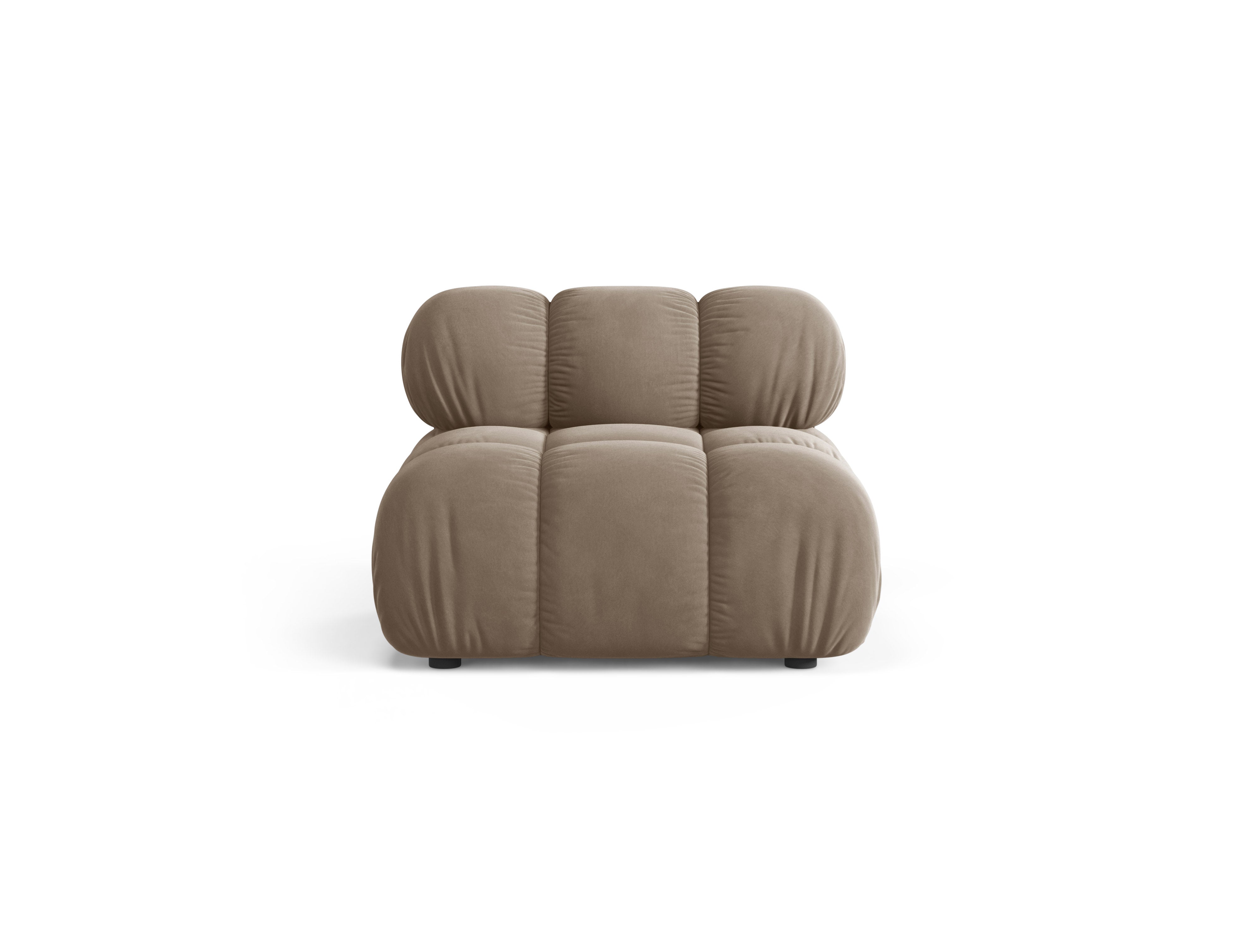 Fauteuil / modulaire fluweel BELLIS cappuccino