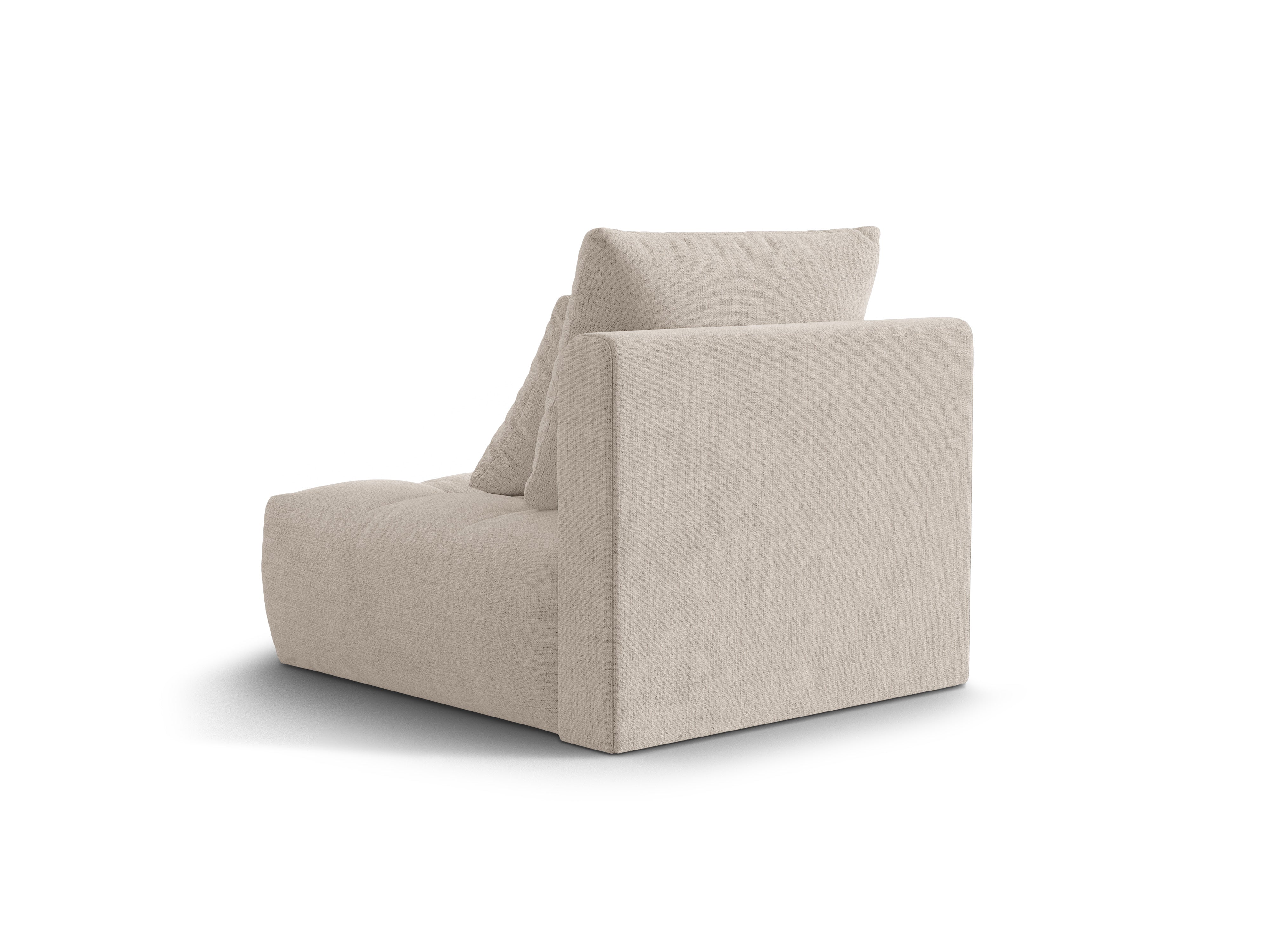 Fauteuil / module BLOOM donkerbeige chenille