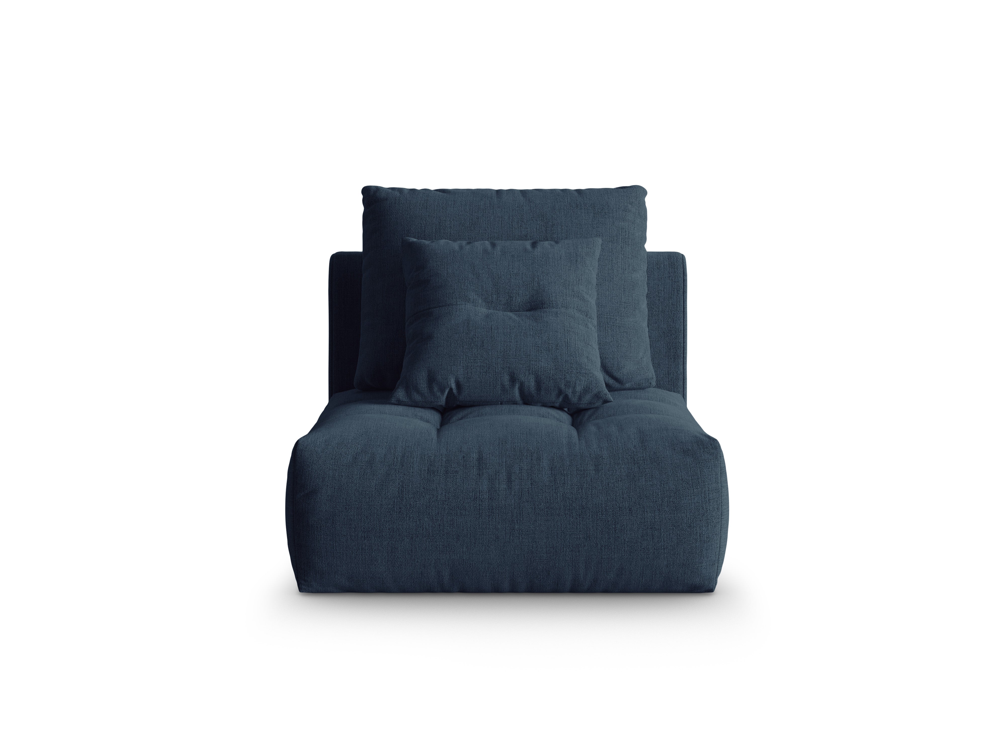 Armchair / BLOOM module dark blue chenille