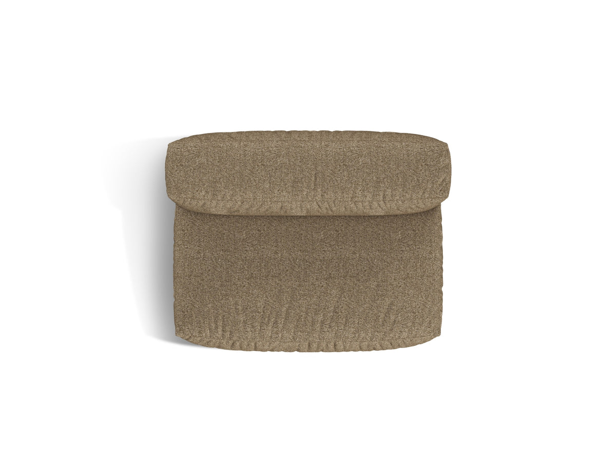 Moduł szeroki MARTINA cappuccino boucle – detal tkaniny