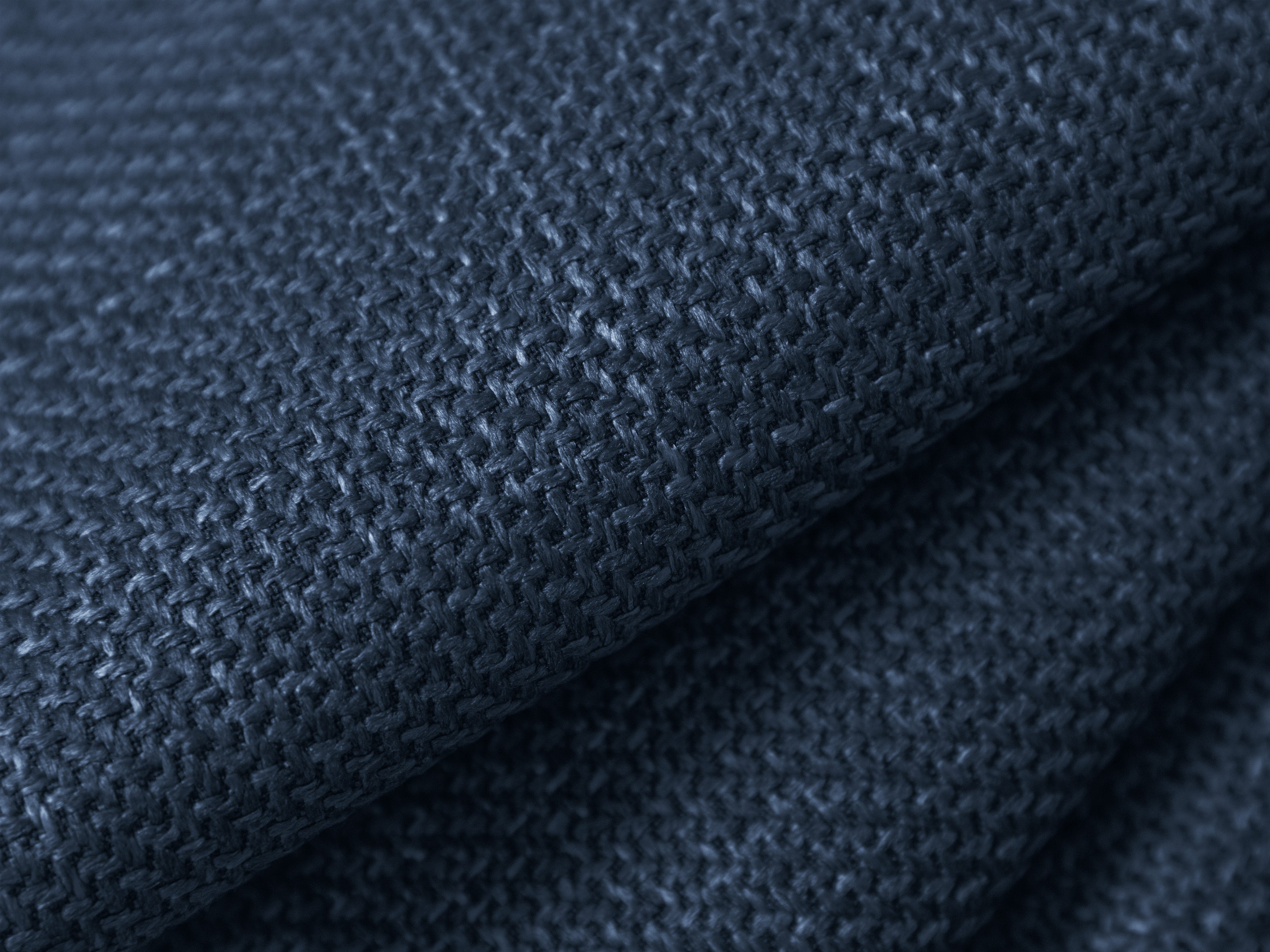 Sofa 2-zits met slaapfunctie GLORIA blauwe chenille