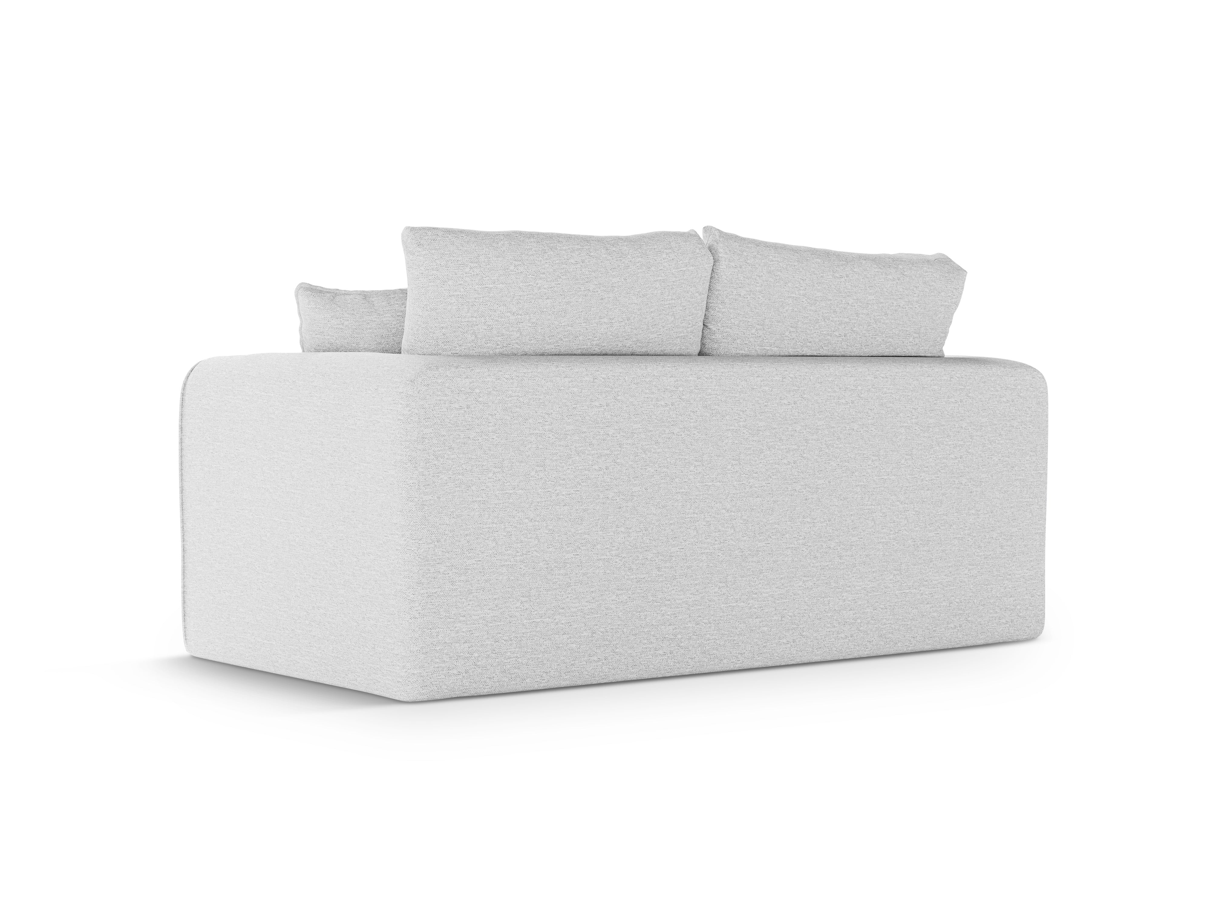 Sofa 2-zits met slaapfunctie LIDO koel lichtgrijs