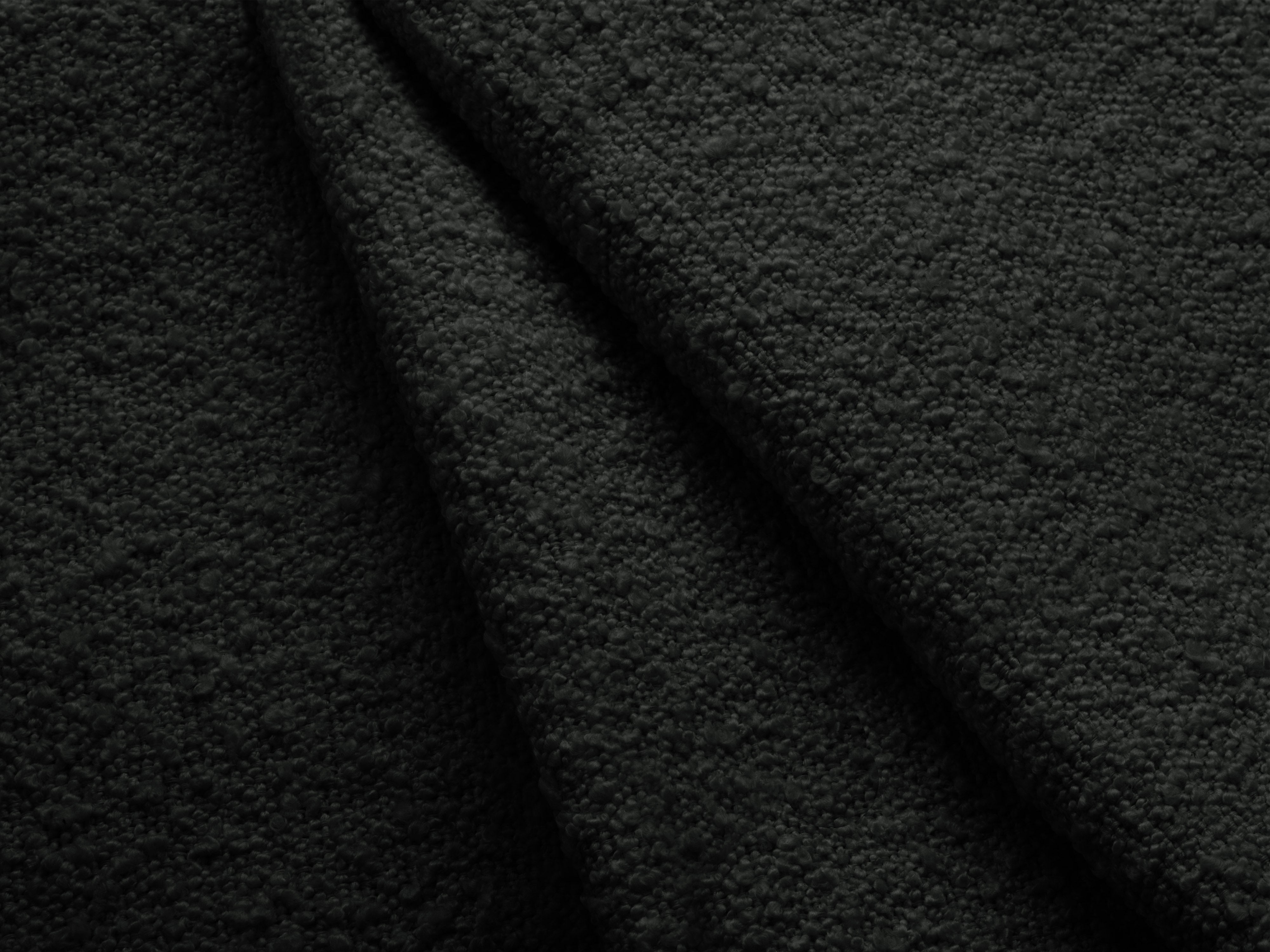 Szezlong 2-persoons links MILEY zwart boucle