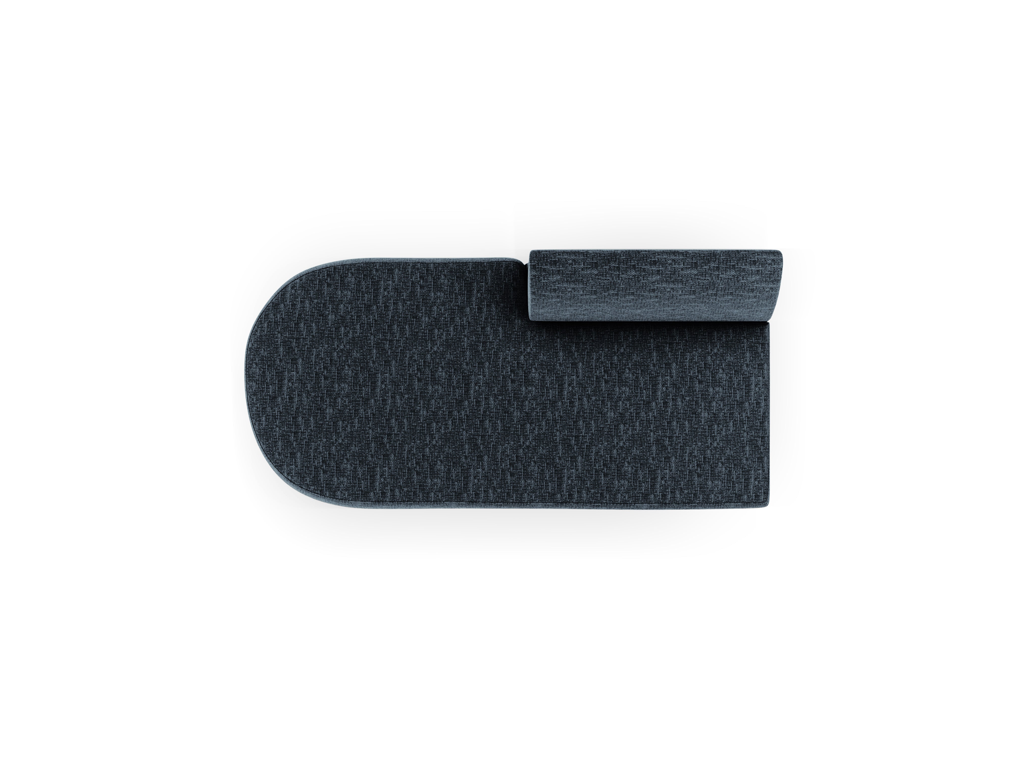 Szezlong 2-sitzig links MILEY königsblau samtig